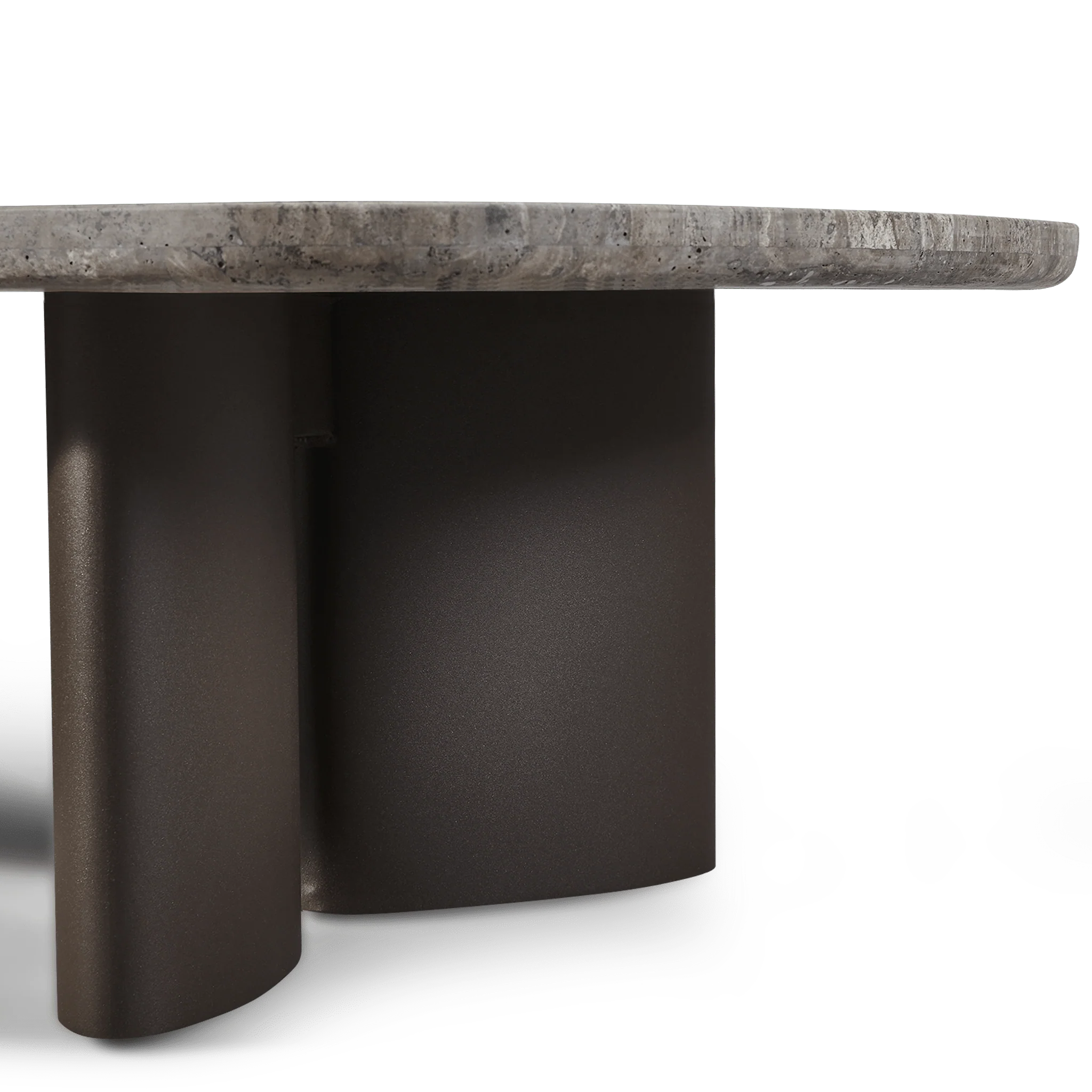 Newport Aluminium Rectangle Coffee Table 76" - Image 5