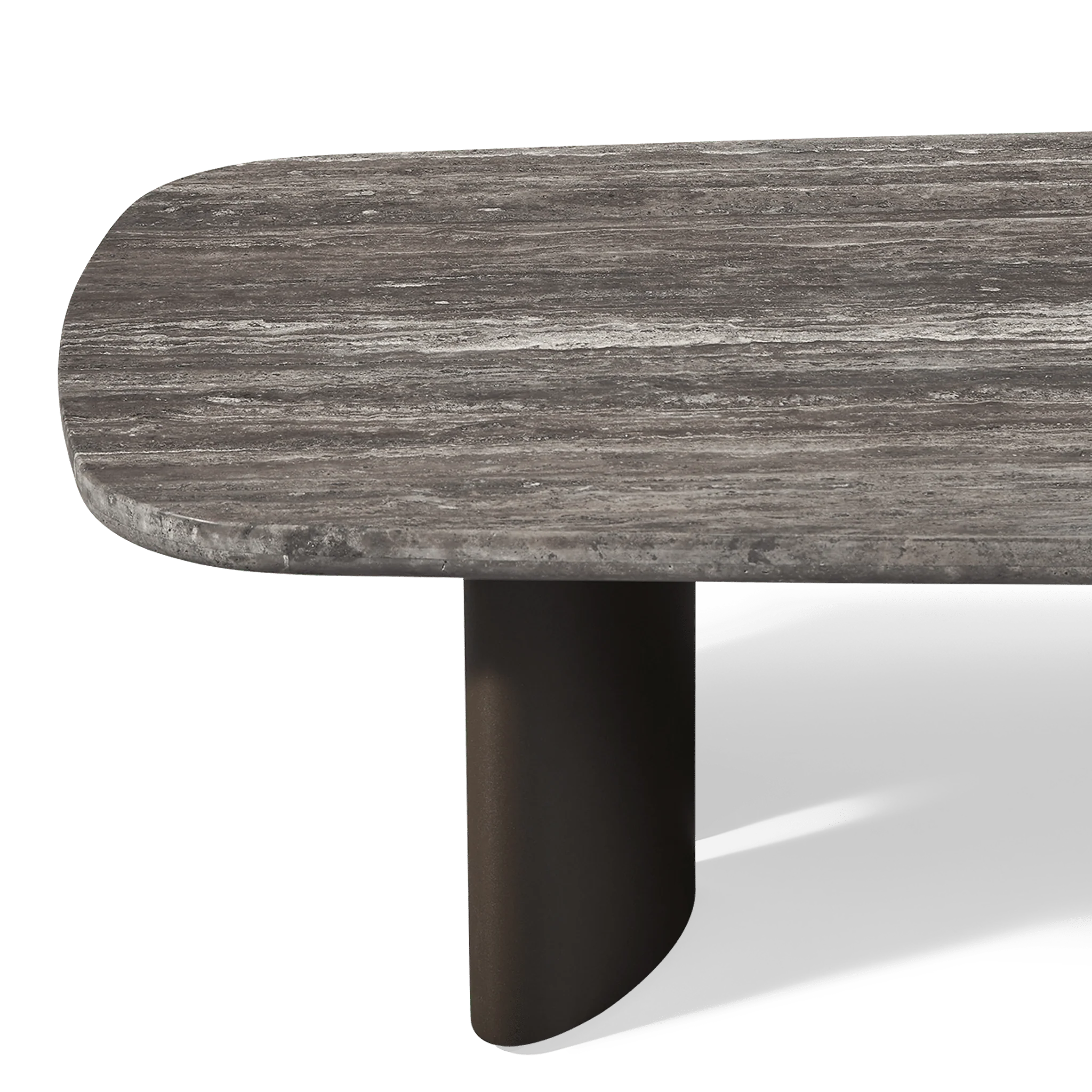 Newport Aluminium Rectangle Coffee Table 76" - Image 6