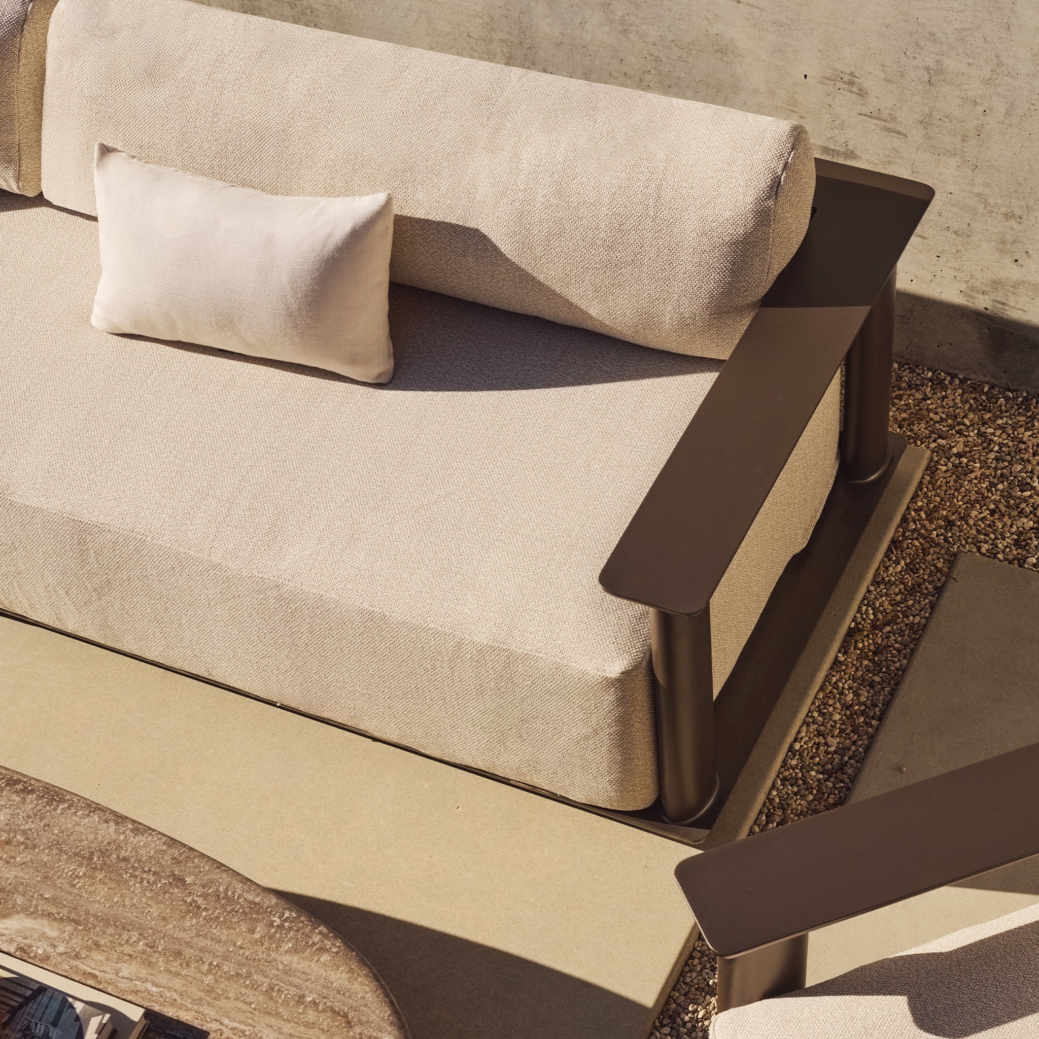 Newport Aluminium Sofa 108" - Image 8
