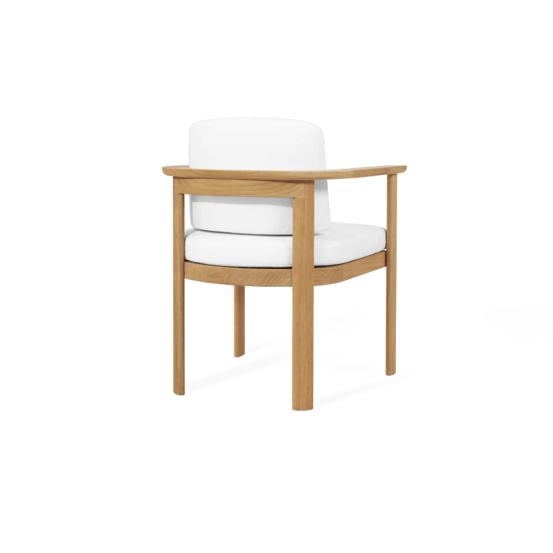 Newport Teak Barrel Dining Chair - Image 4