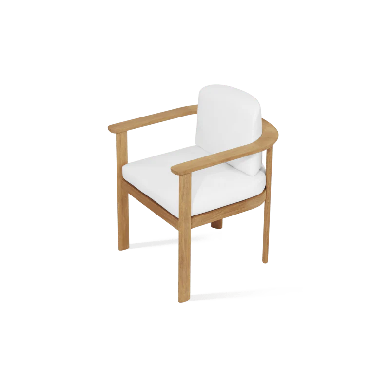Newport Teak Barrel Dining Chair - Image 5