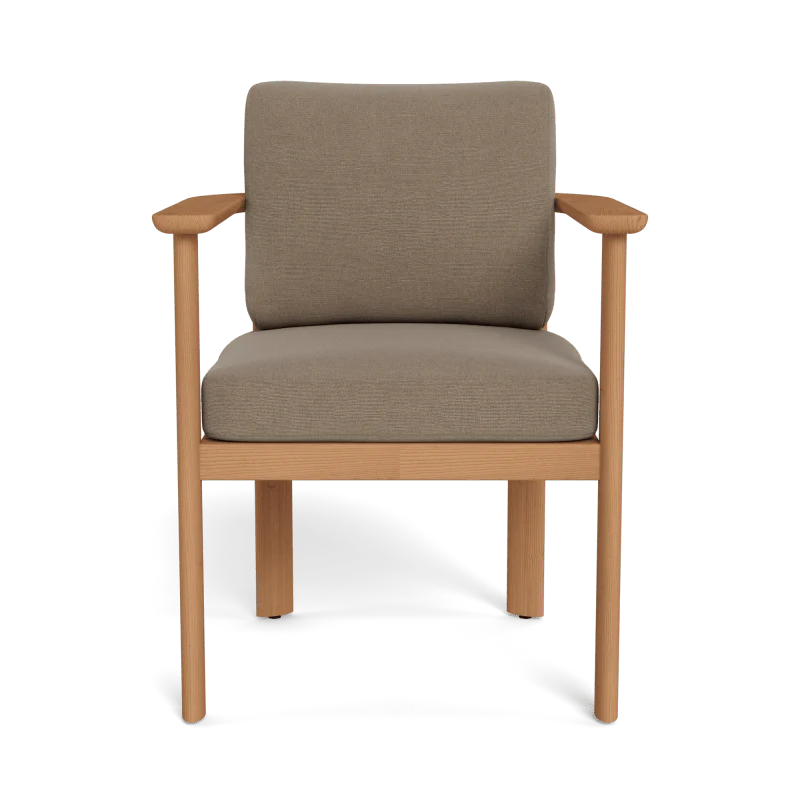 Newport Teak Barrel Dining Chair - Image 7
