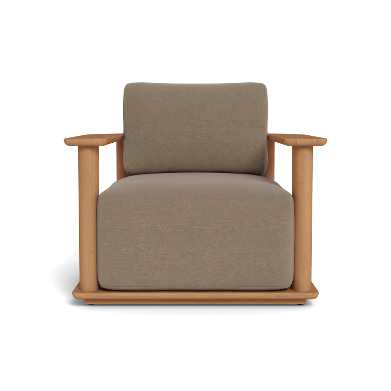 Newport Teak Barrel Lounge Chair - Image 7