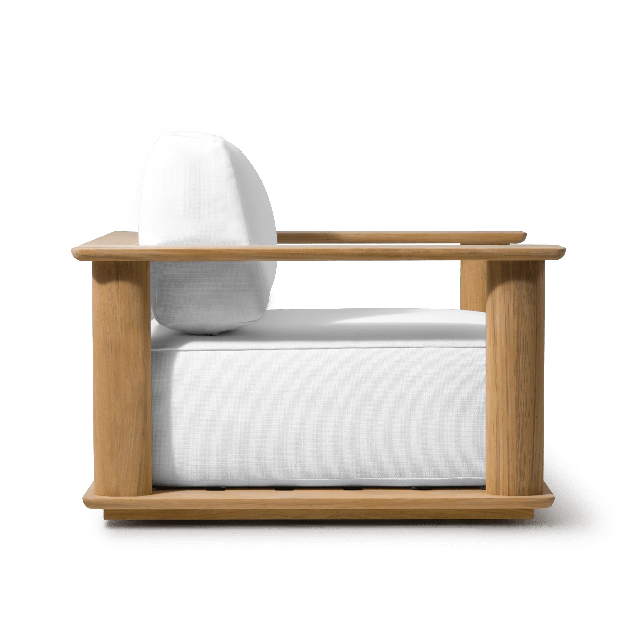 Newport Teak Lounge Chair - Image 4