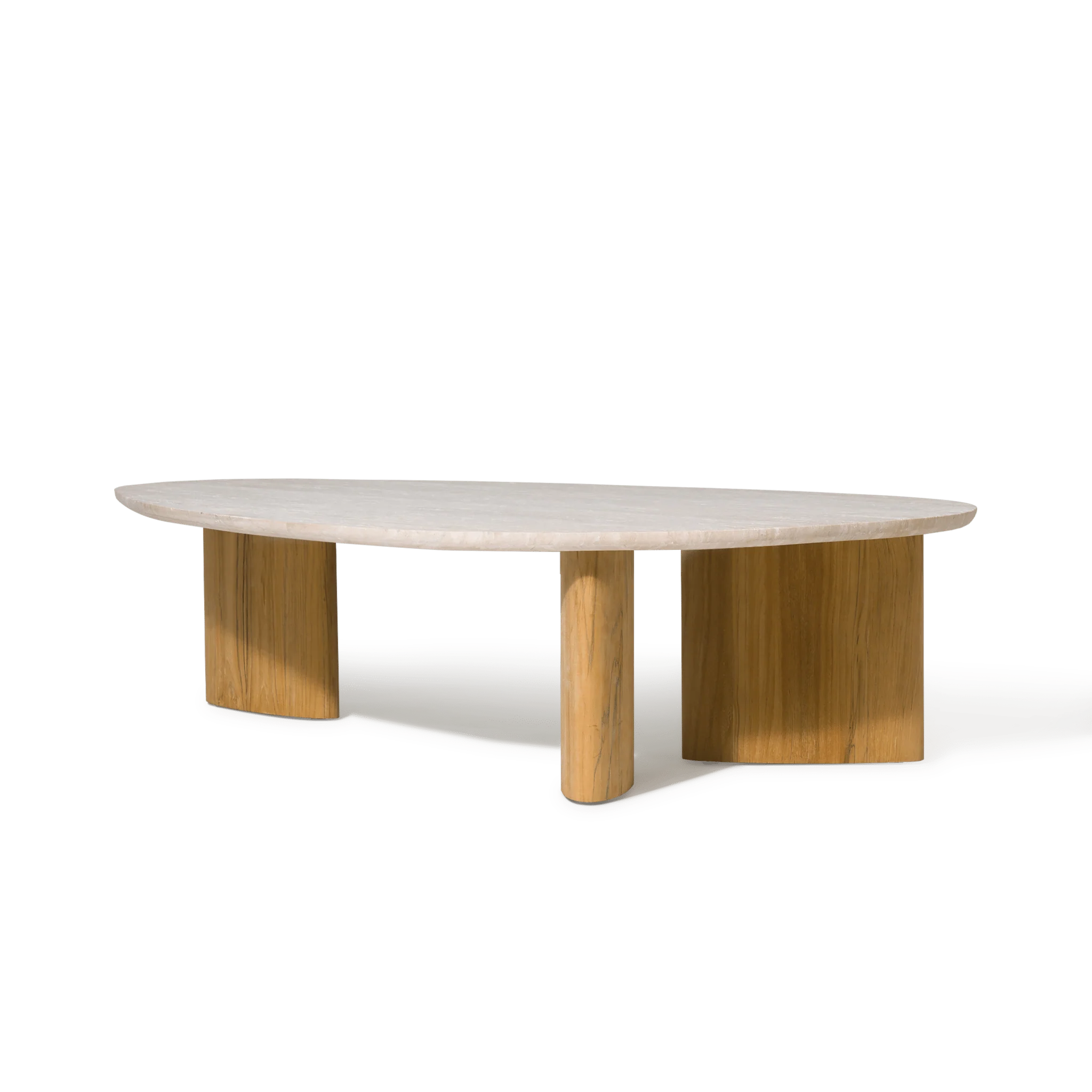 Newport Teak Oblong Coffee Table 64" - Image 3