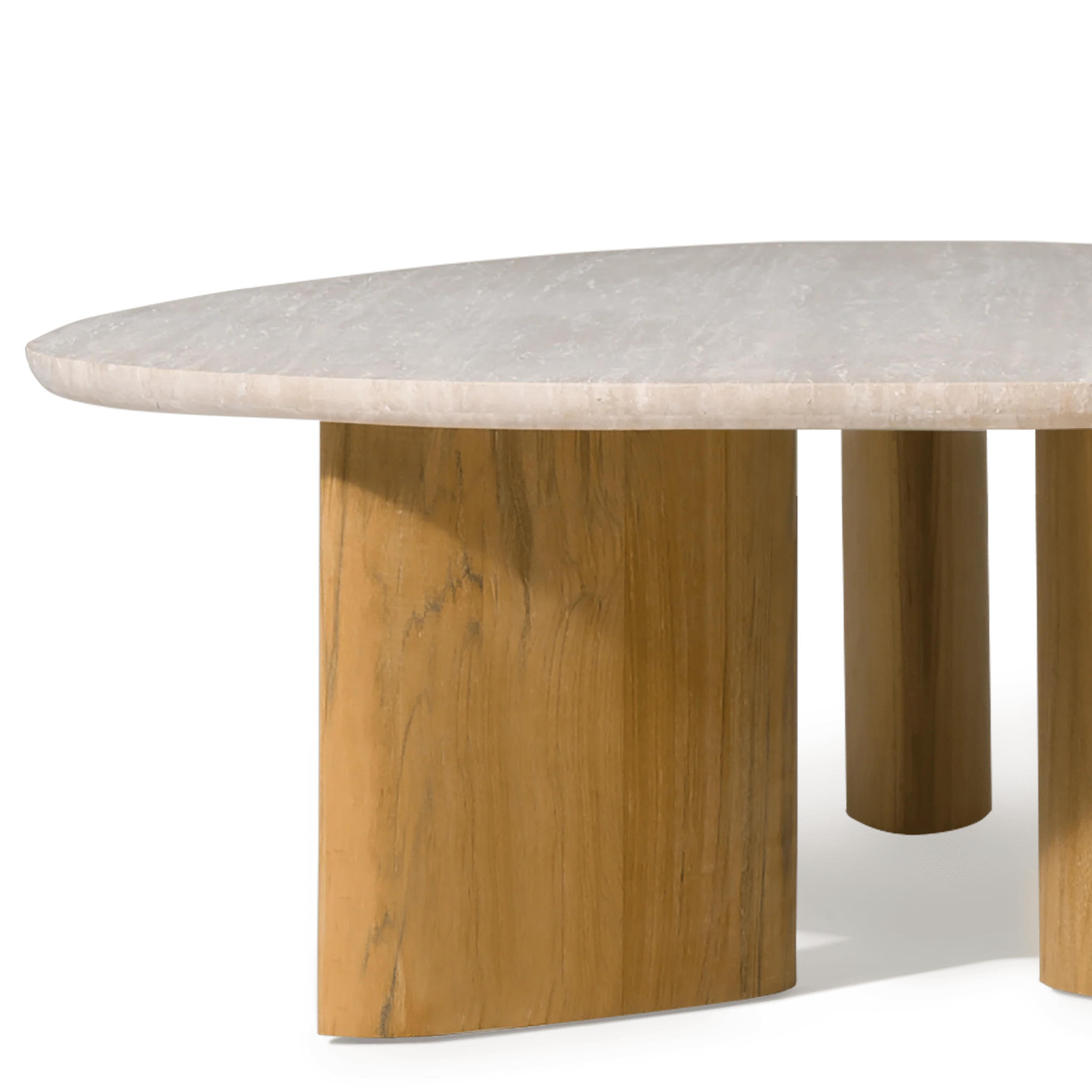Newport Teak Oblong Coffee Table 64" - Image 7