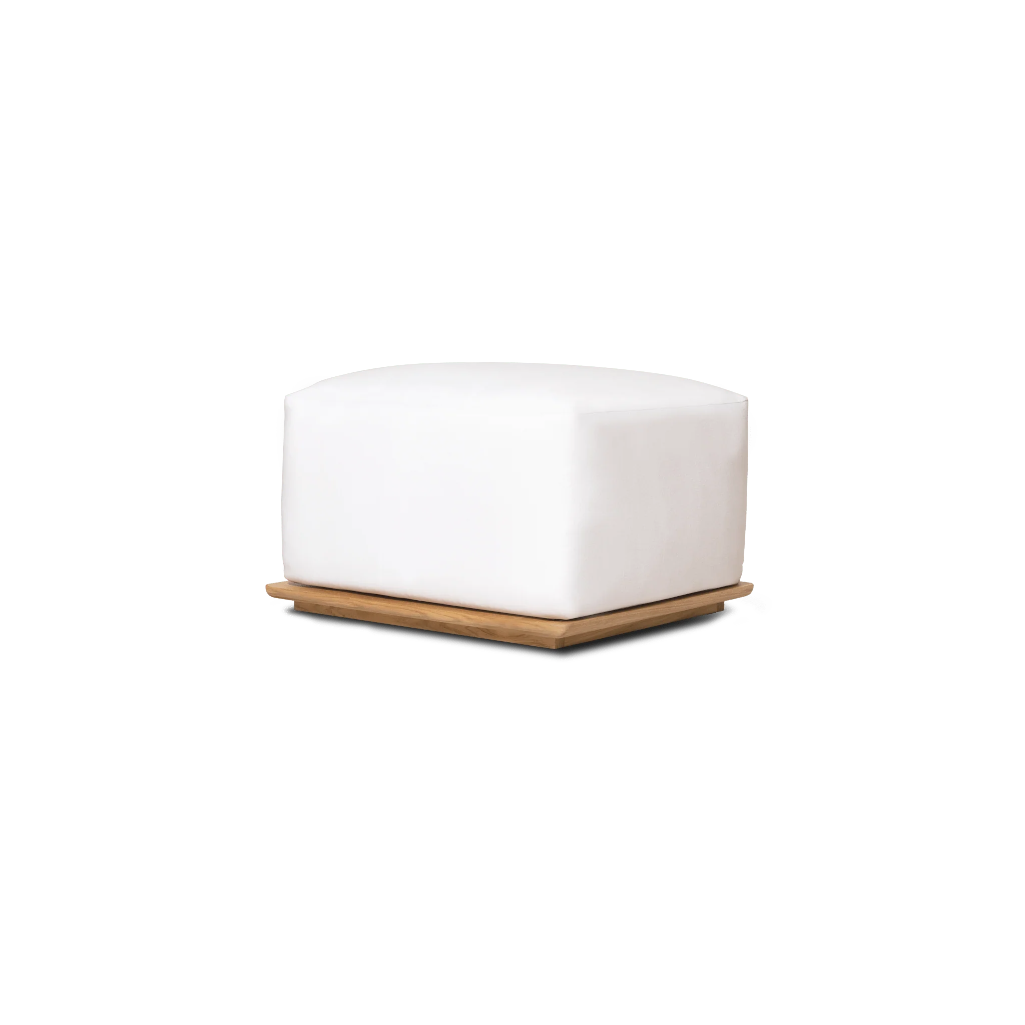 Newport Teak Ottoman - Image 3