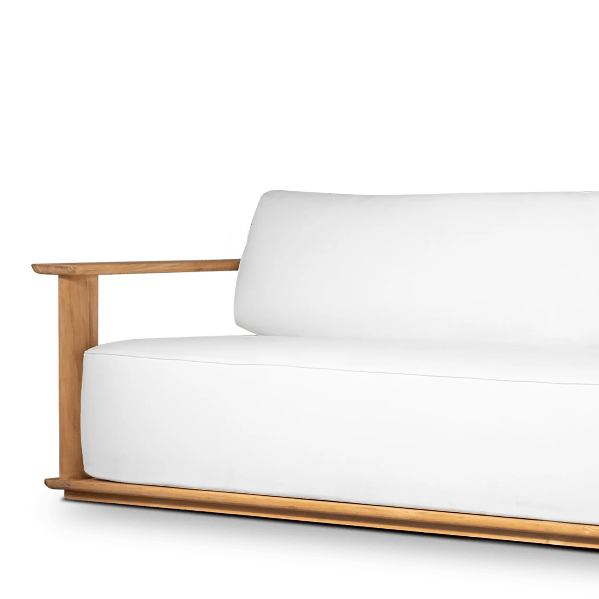 Newport Teak Sofa 108" - Image 6