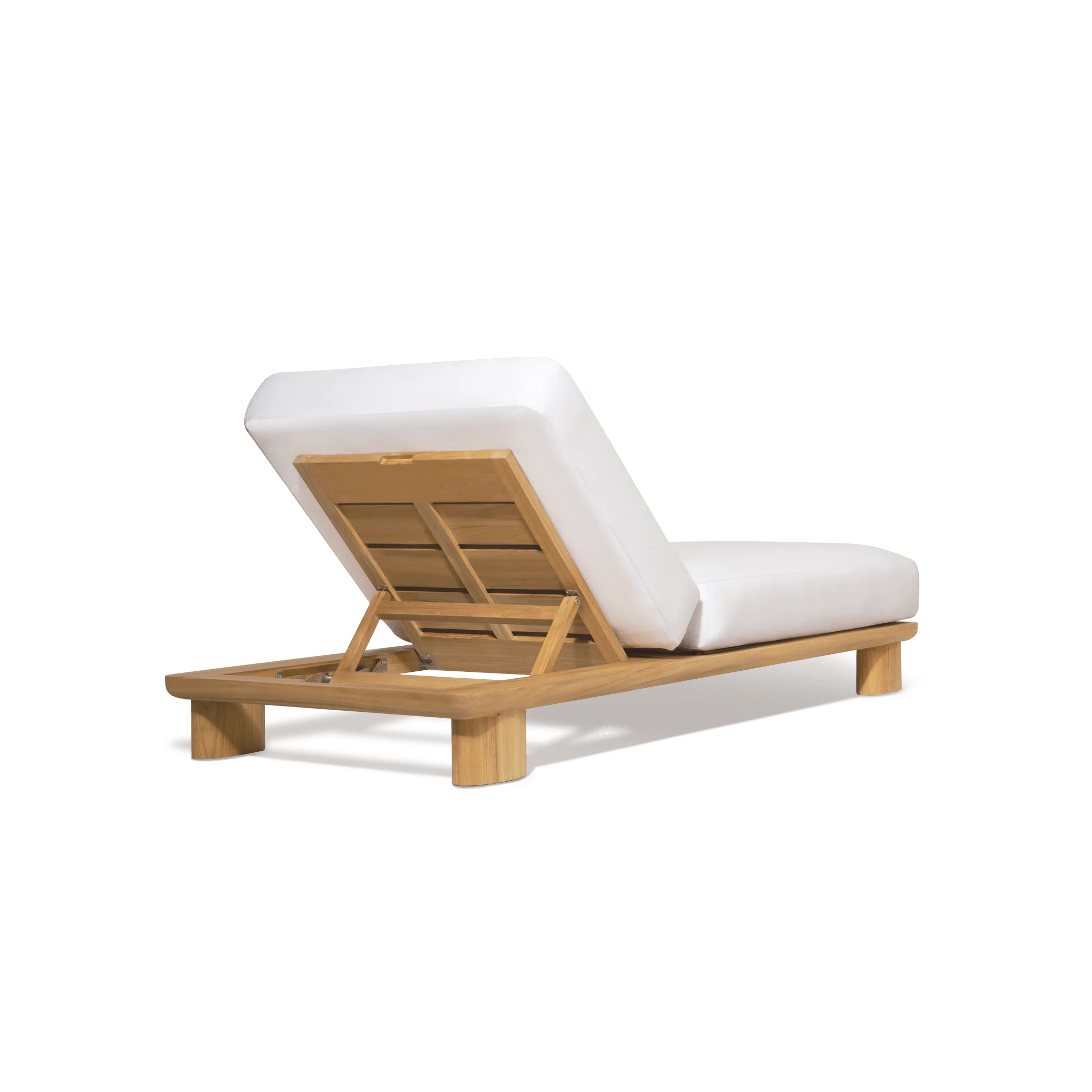 Newport Teak Sun Lounge - Image 5