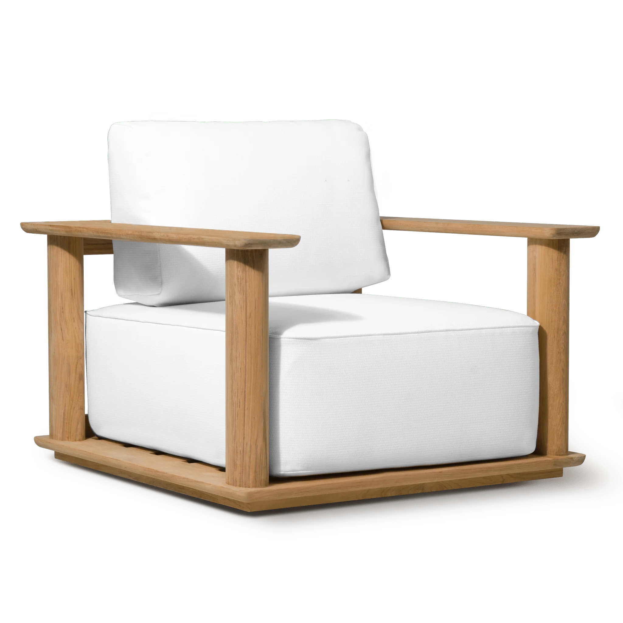 Newport Teak Swivel Lounge Chair - Image 3