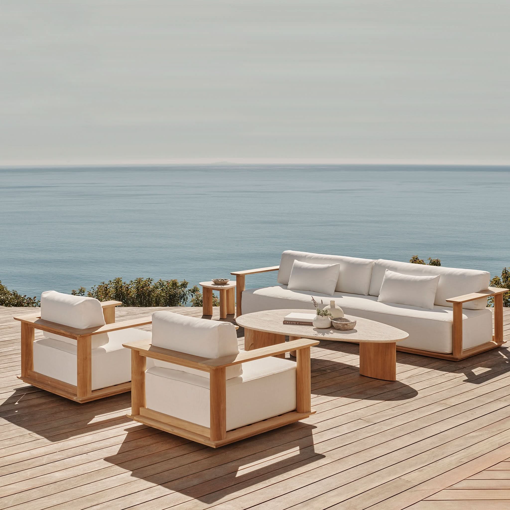 Newport Teak Swivel Lounge Chair - Image 7