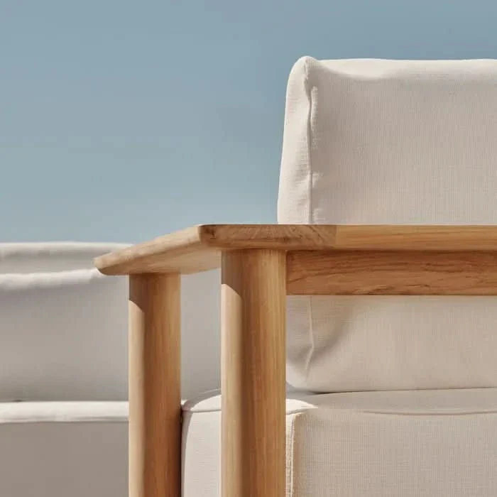 Newport Teak Swivel Lounge Chair - Image 8
