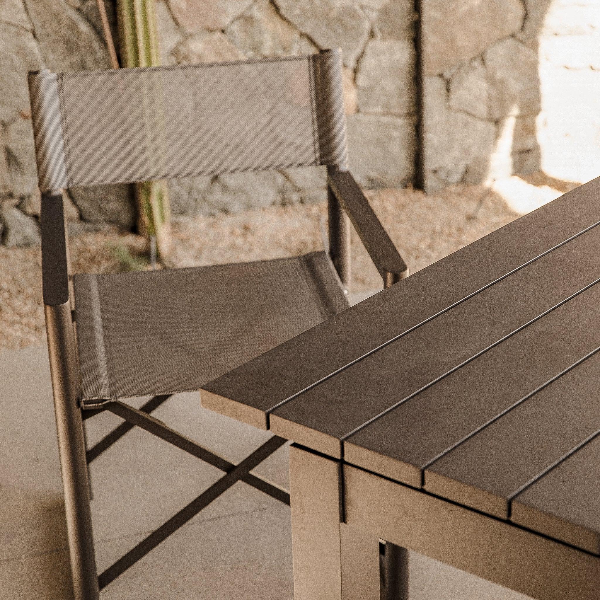 Pacific Aluminum Dining Chair - Image 6