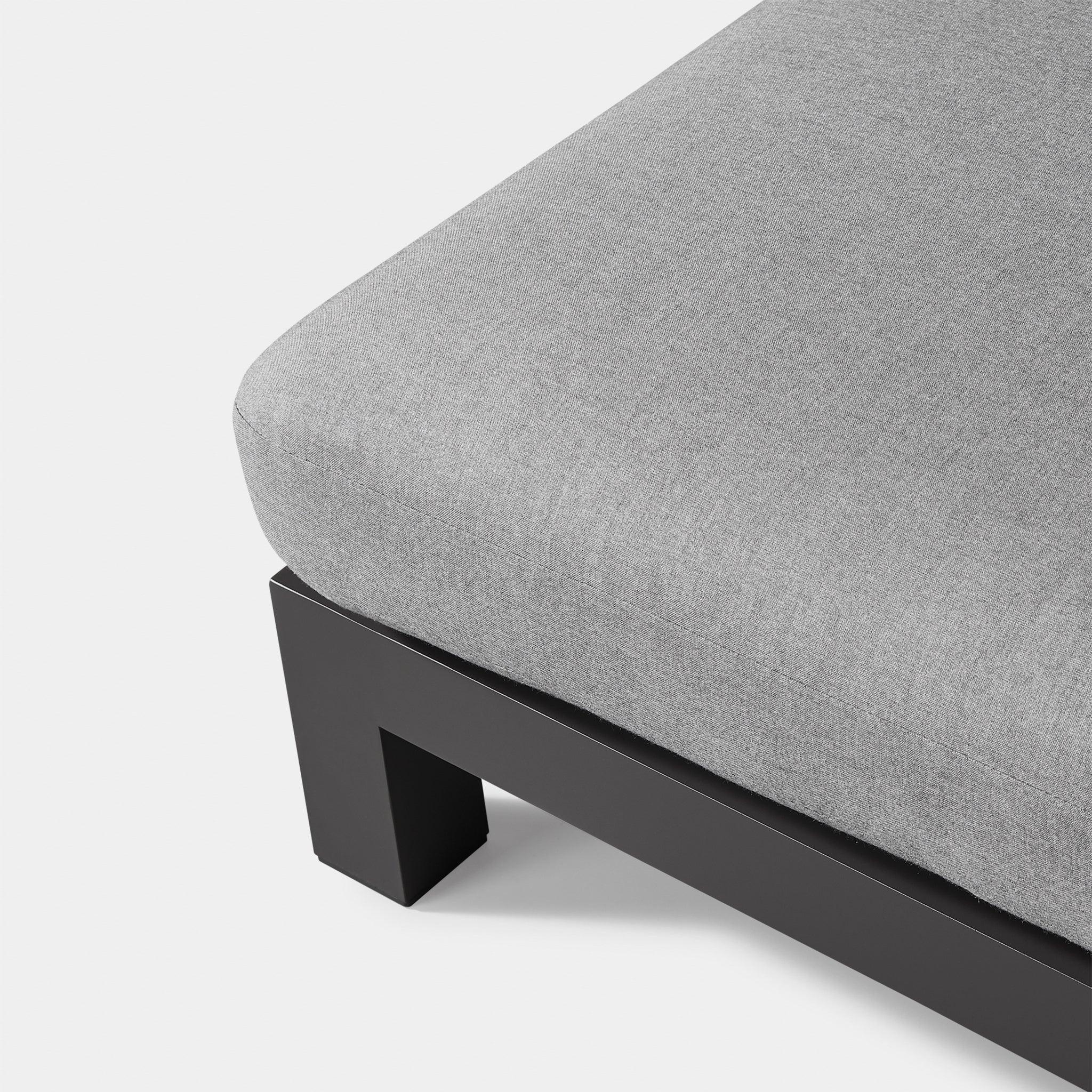 Pacific Aluminum Ottoman - Image 6
