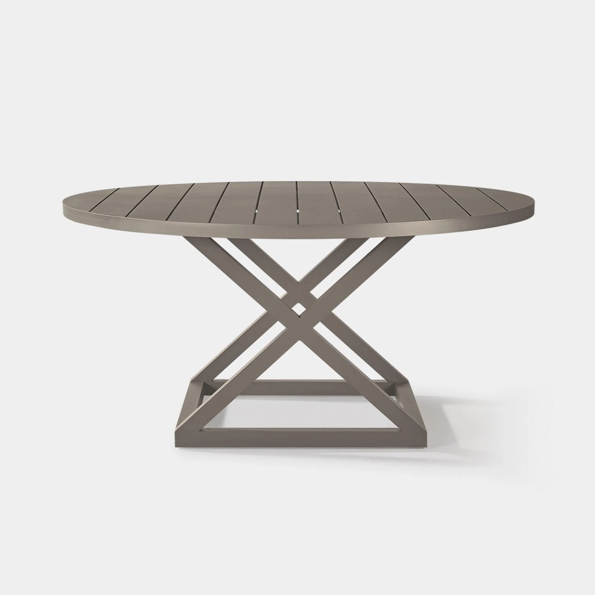 Pacific Aluminum Round Dining Table 60" - Image 8