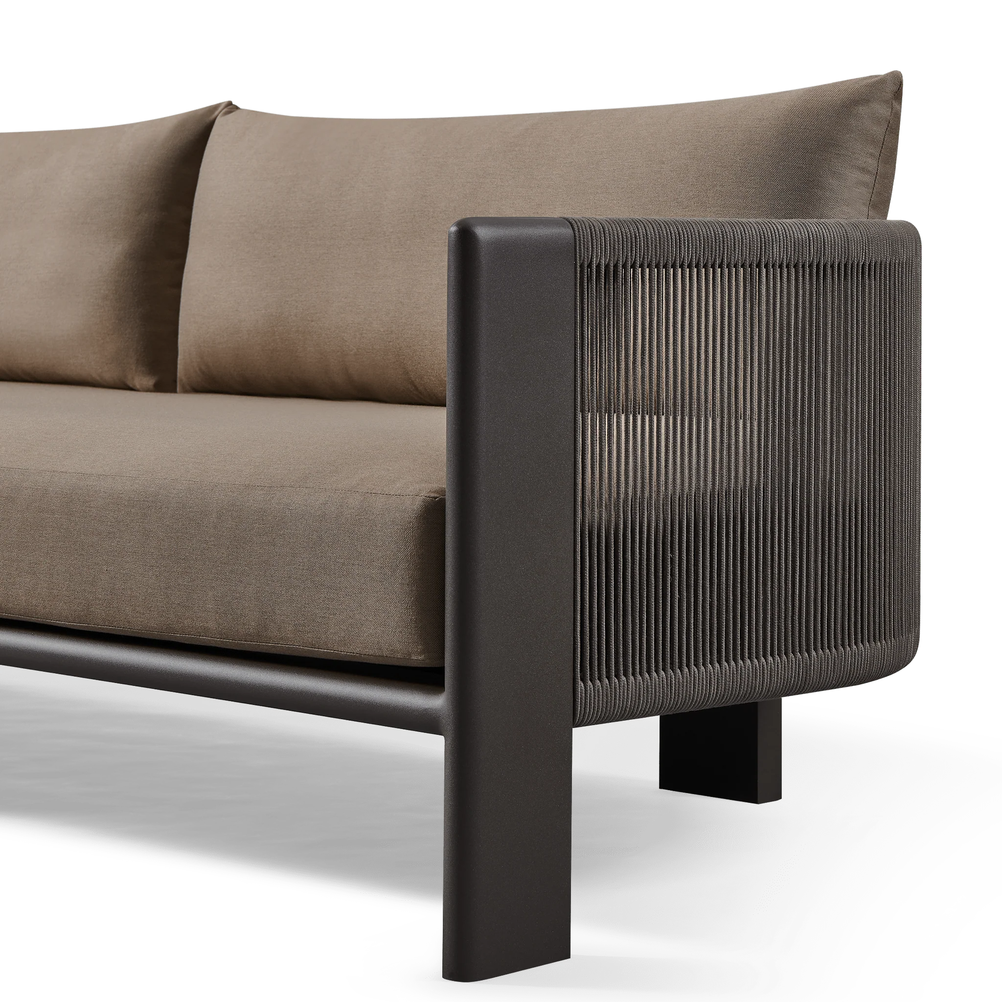 Palm Beach Aluminium 3 Seat Sofa - Image 6
