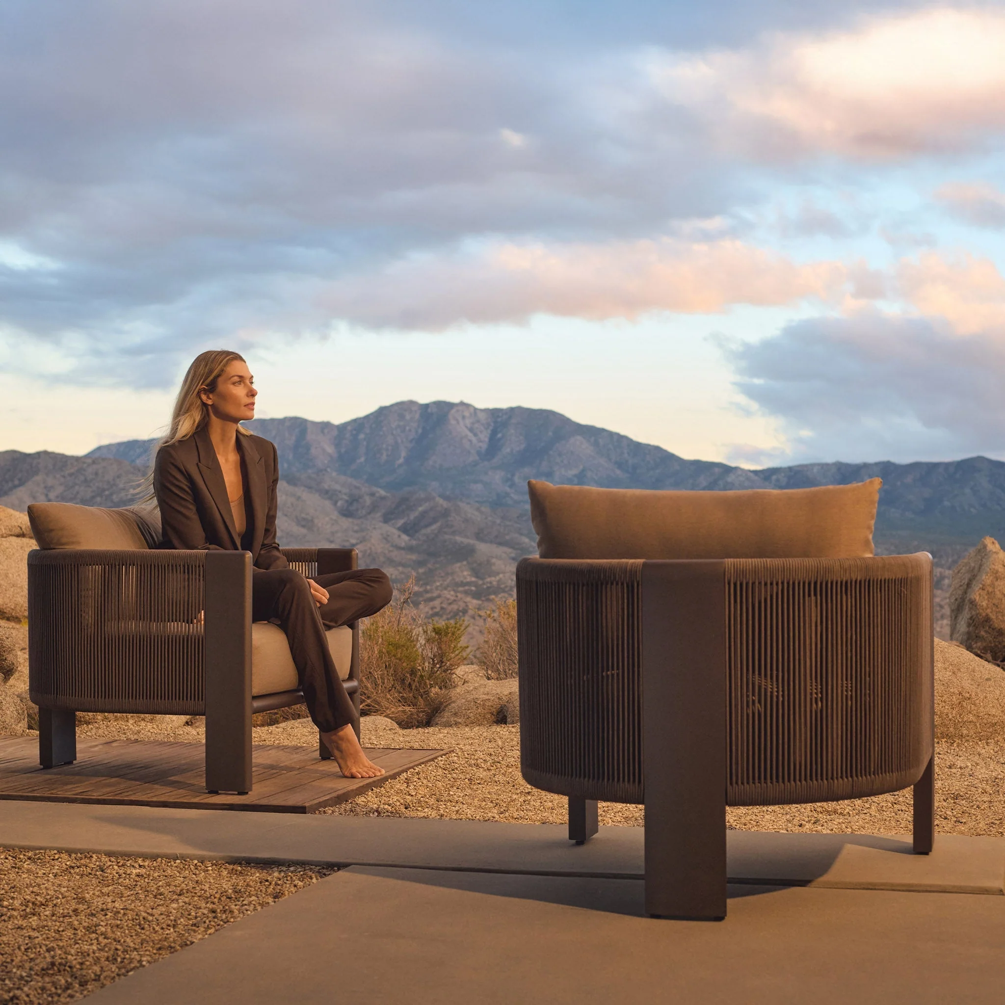 Palm Beach Aluminium Lounge Chair - Image 5