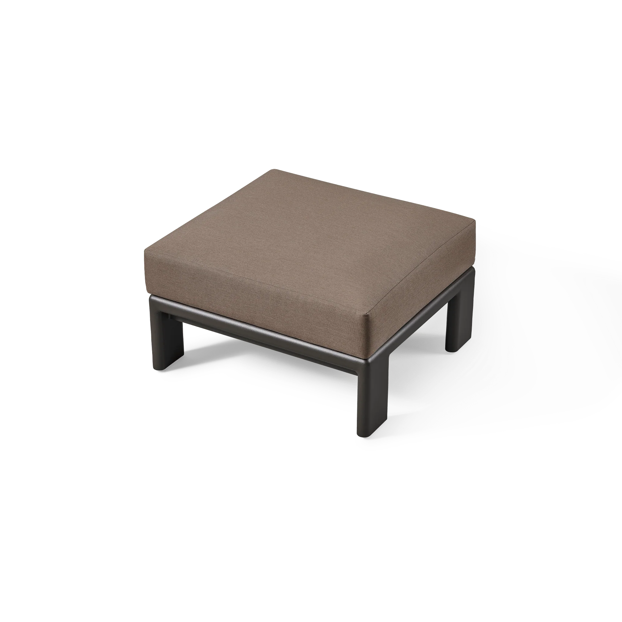 Palm Beach Aluminium Ottoman - Image 3
