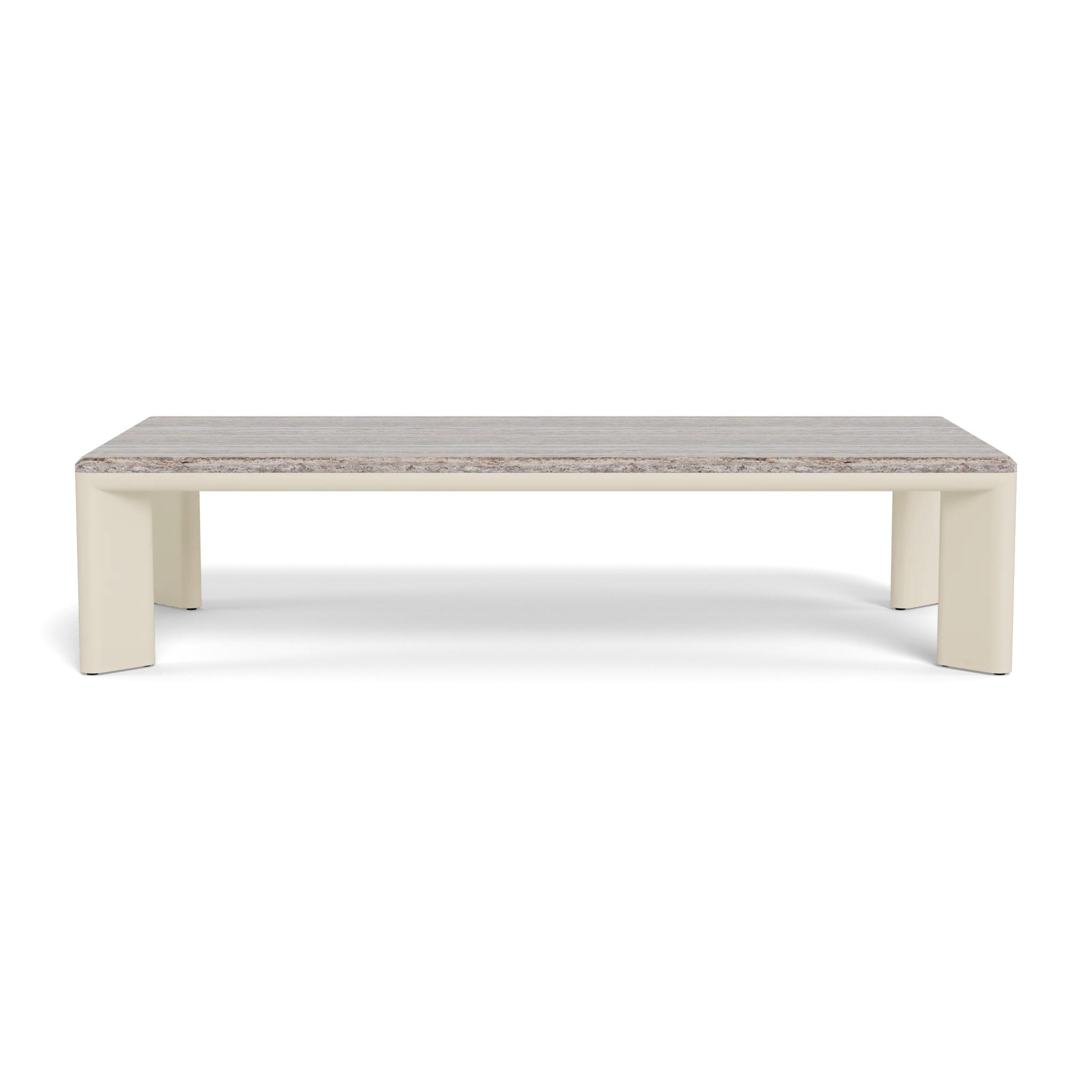 Palm Beach Aluminium Rectangle Coffee Table - Image 10