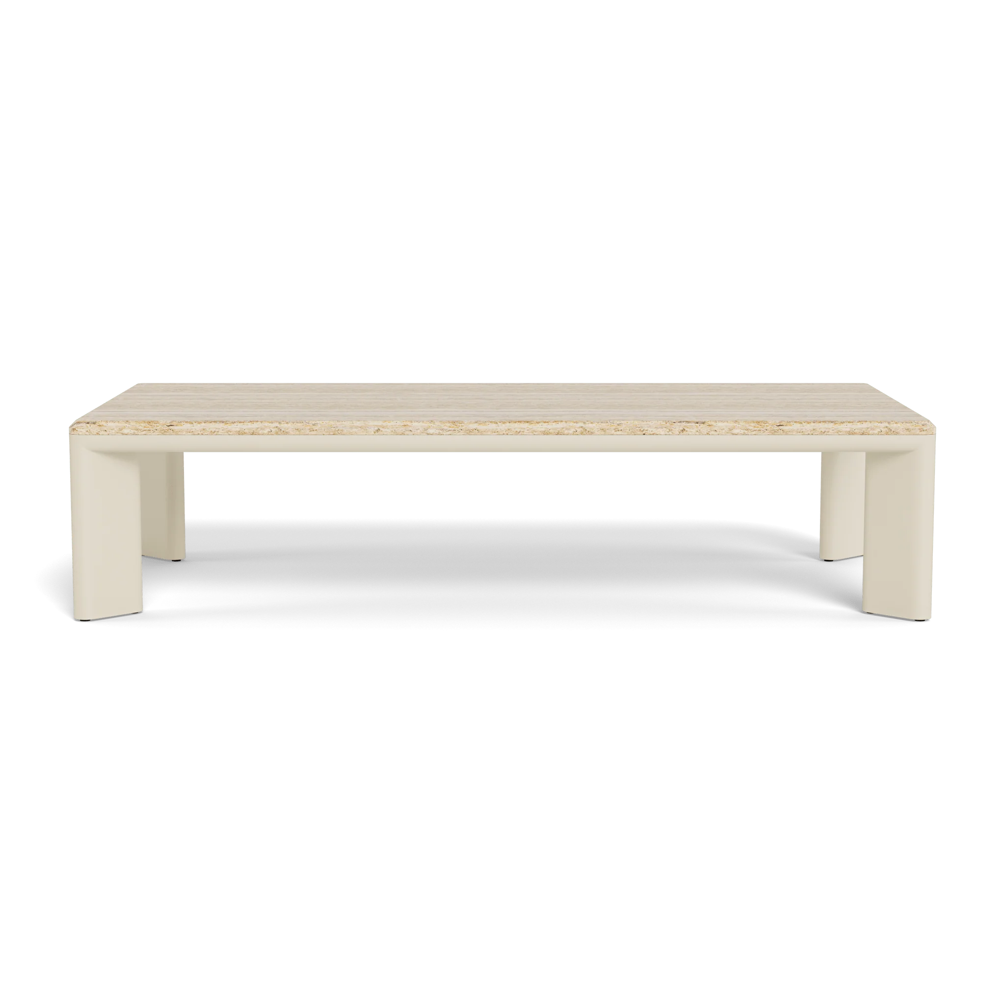 Palm Beach Aluminium Rectangle Coffee Table - Image 11