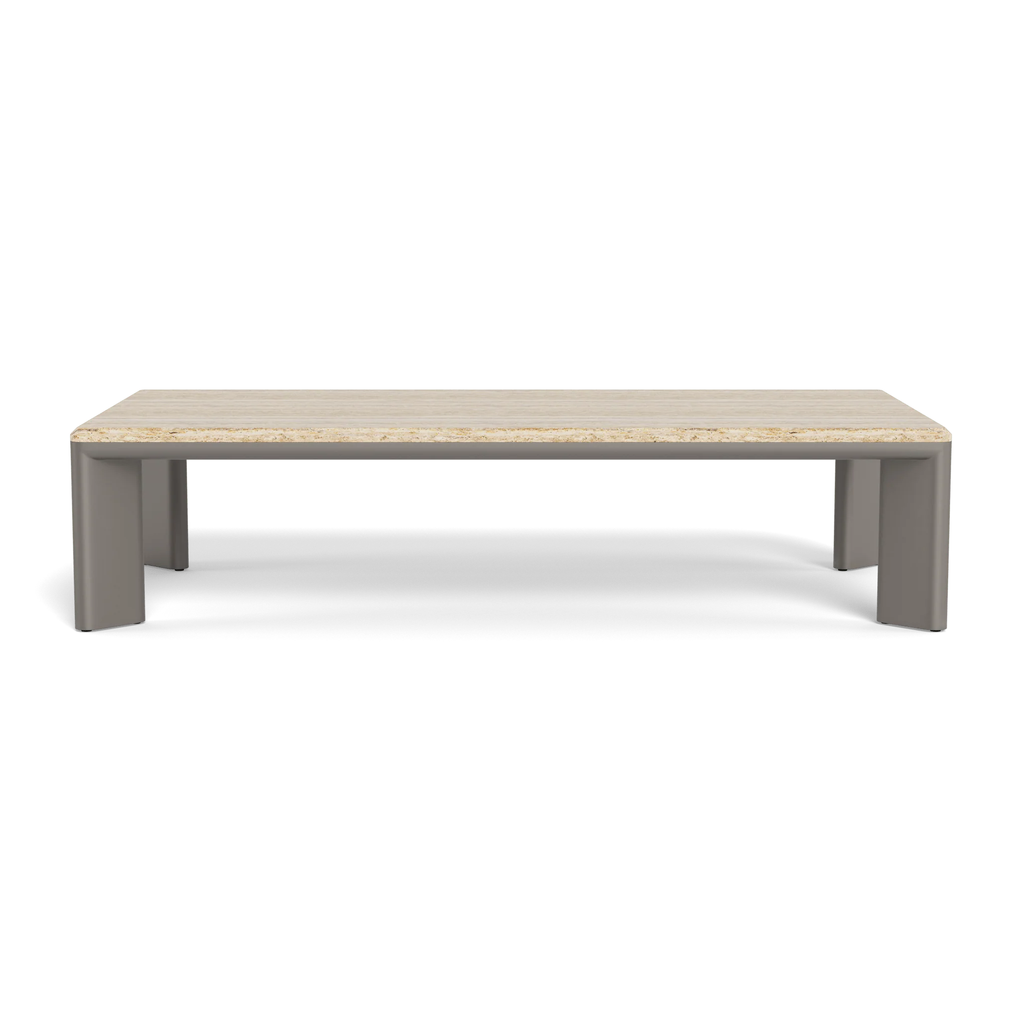 Palm Beach Aluminium Rectangle Coffee Table - Image 14