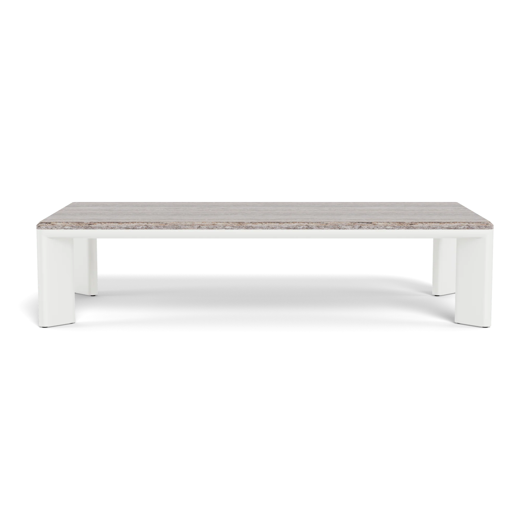 Palm Beach Aluminium Rectangle Coffee Table - Image 15