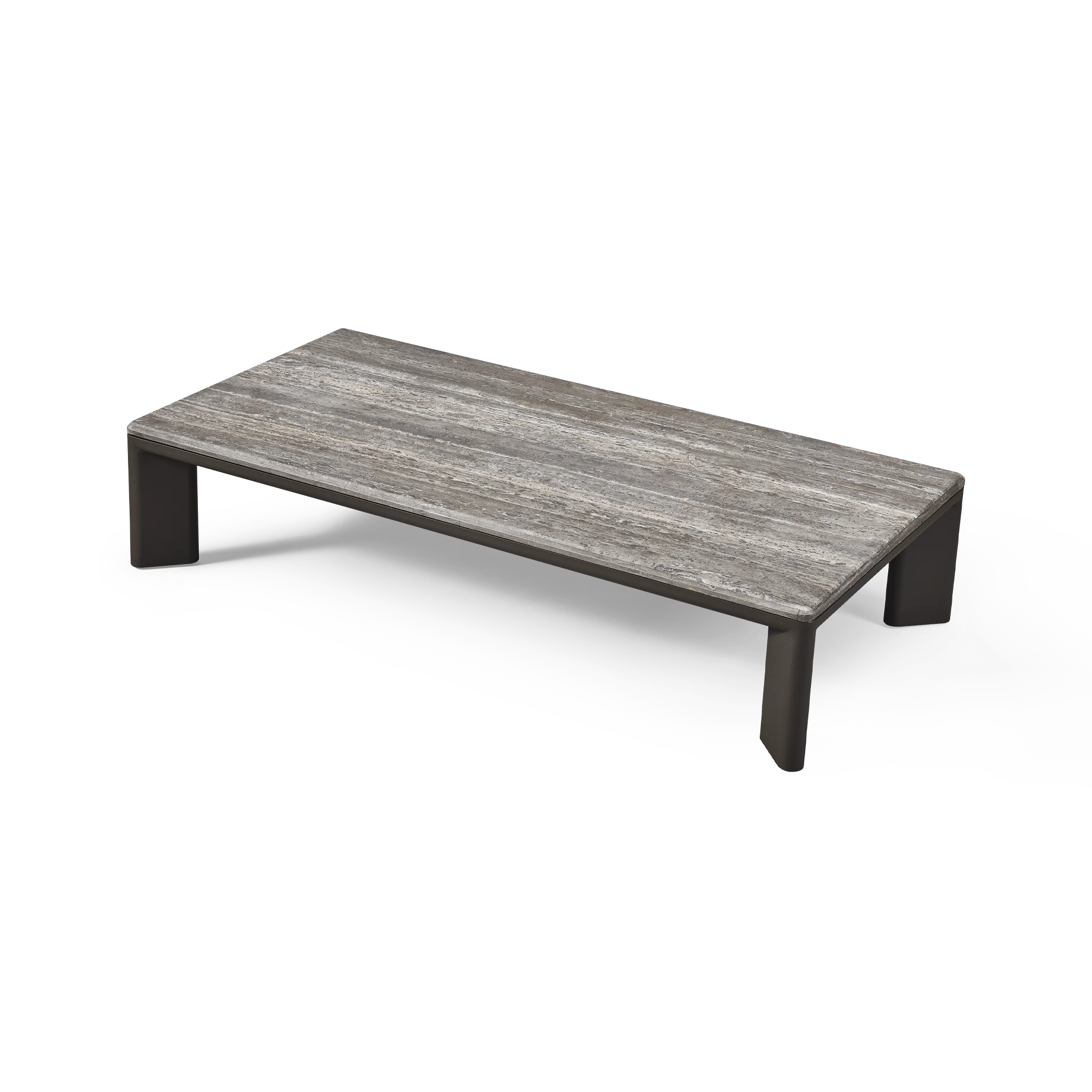 Palm Beach Aluminium Rectangle Coffee Table - Image 4