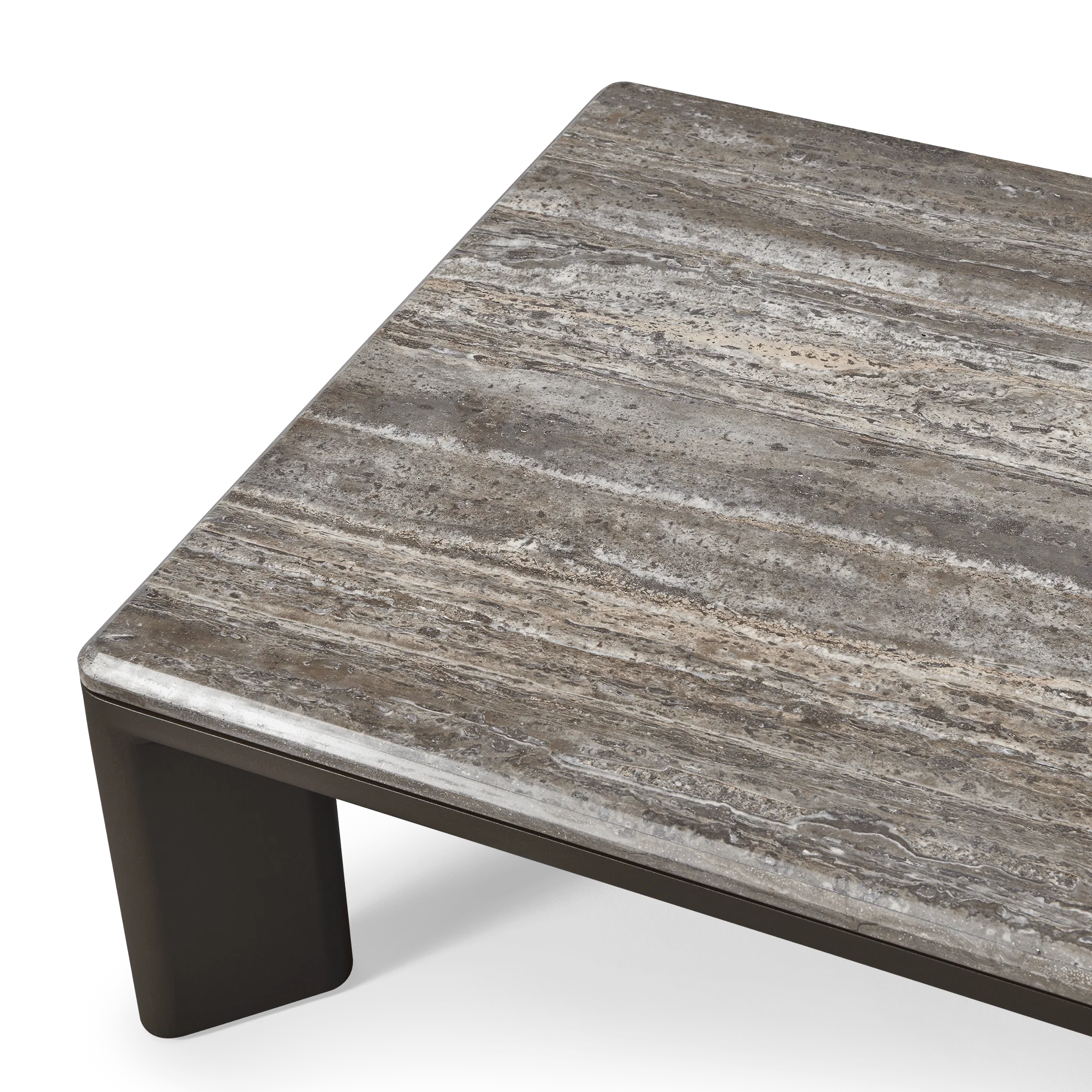 Palm Beach Aluminium Rectangle Coffee Table - Image 5