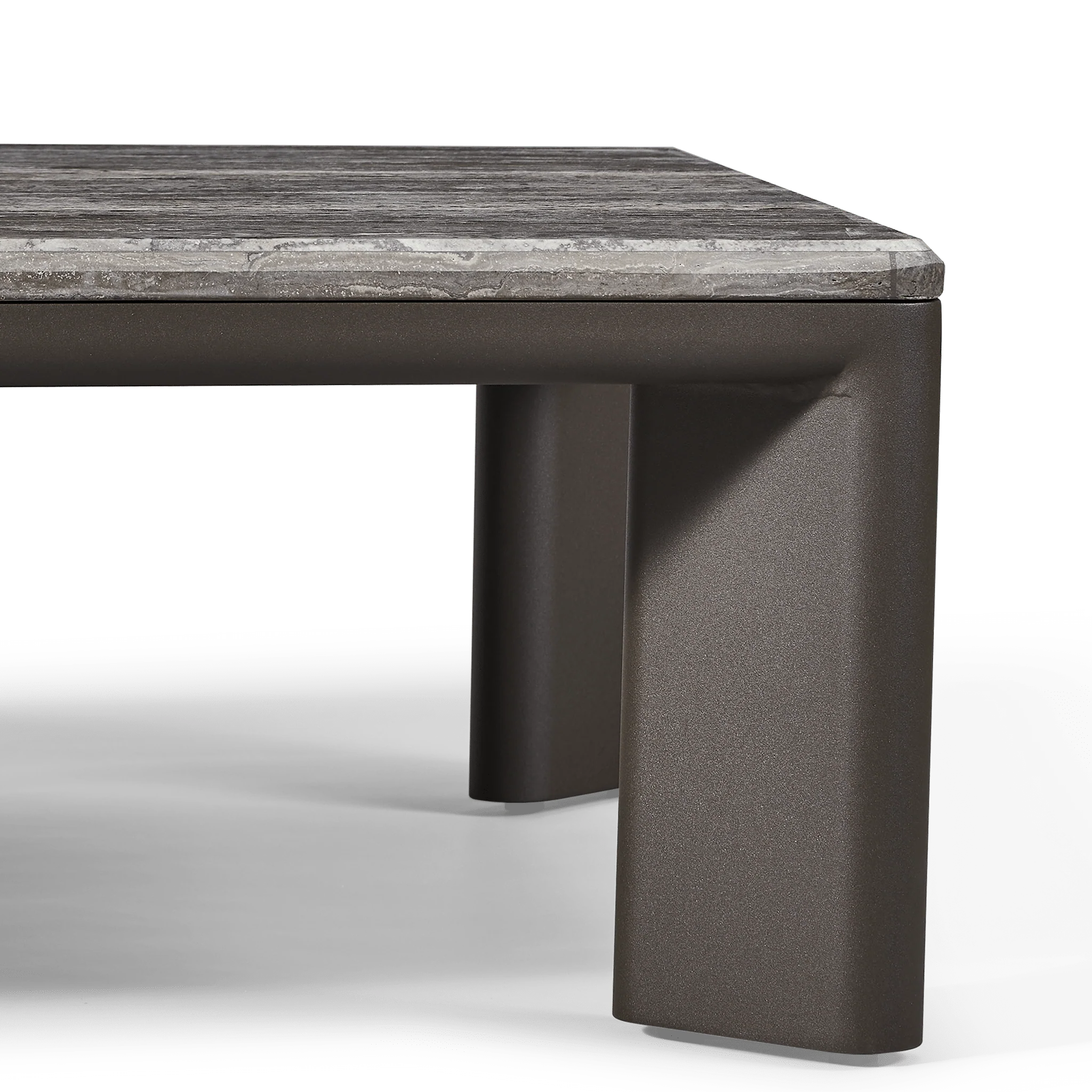 Palm Beach Aluminium Rectangle Coffee Table - Image 7