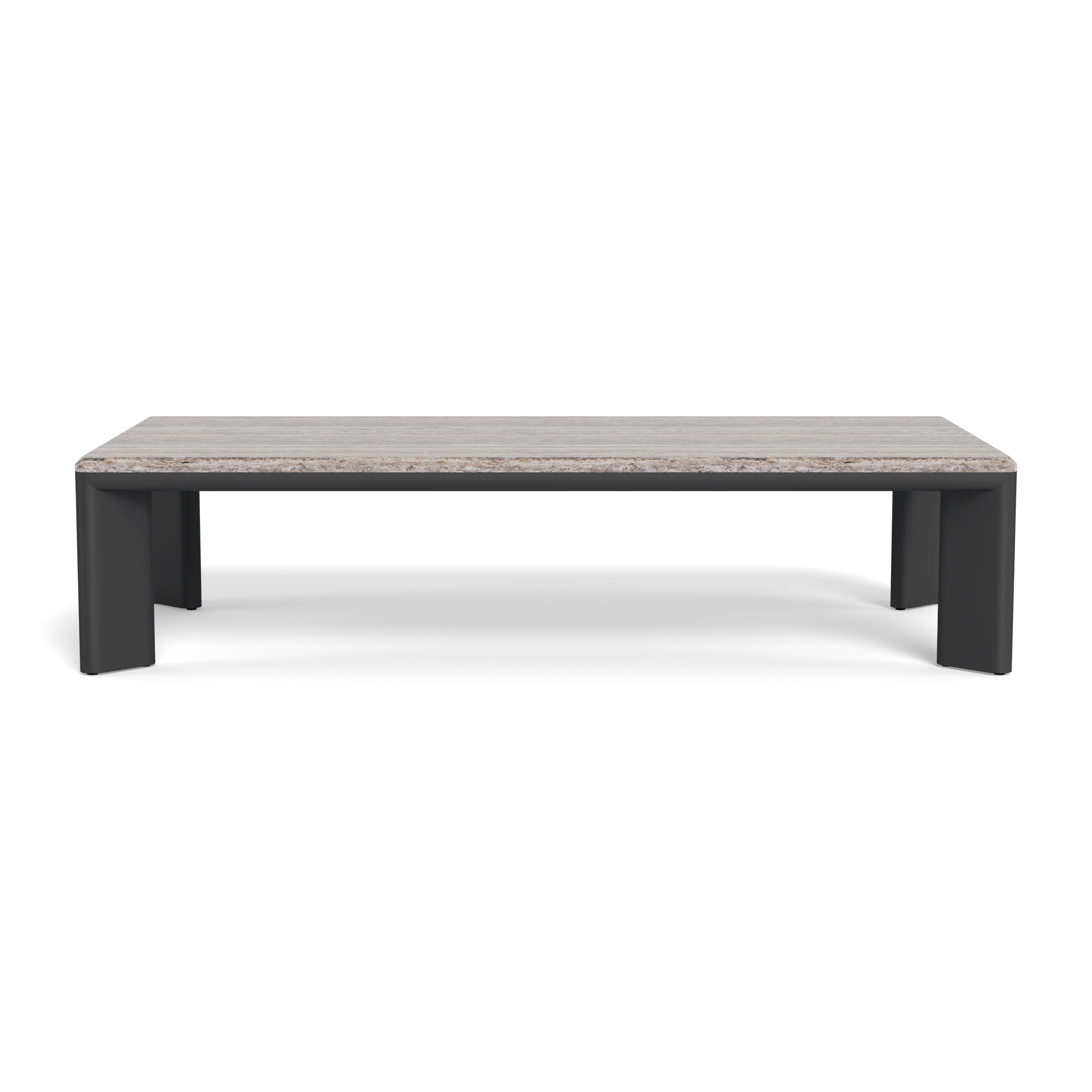 Palm Beach Aluminium Rectangle Coffee Table - Image 8