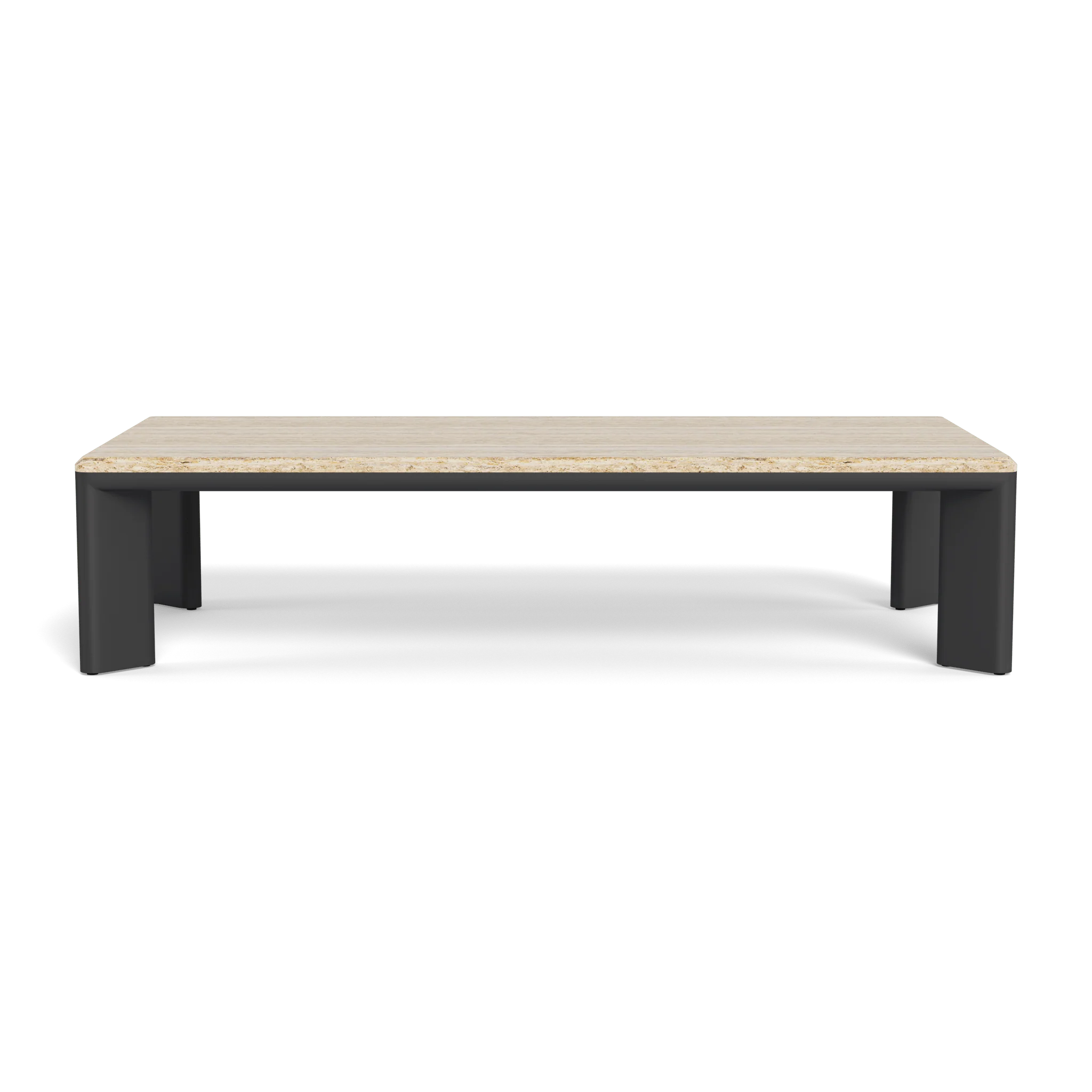 Palm Beach Aluminium Rectangle Coffee Table - Image 9