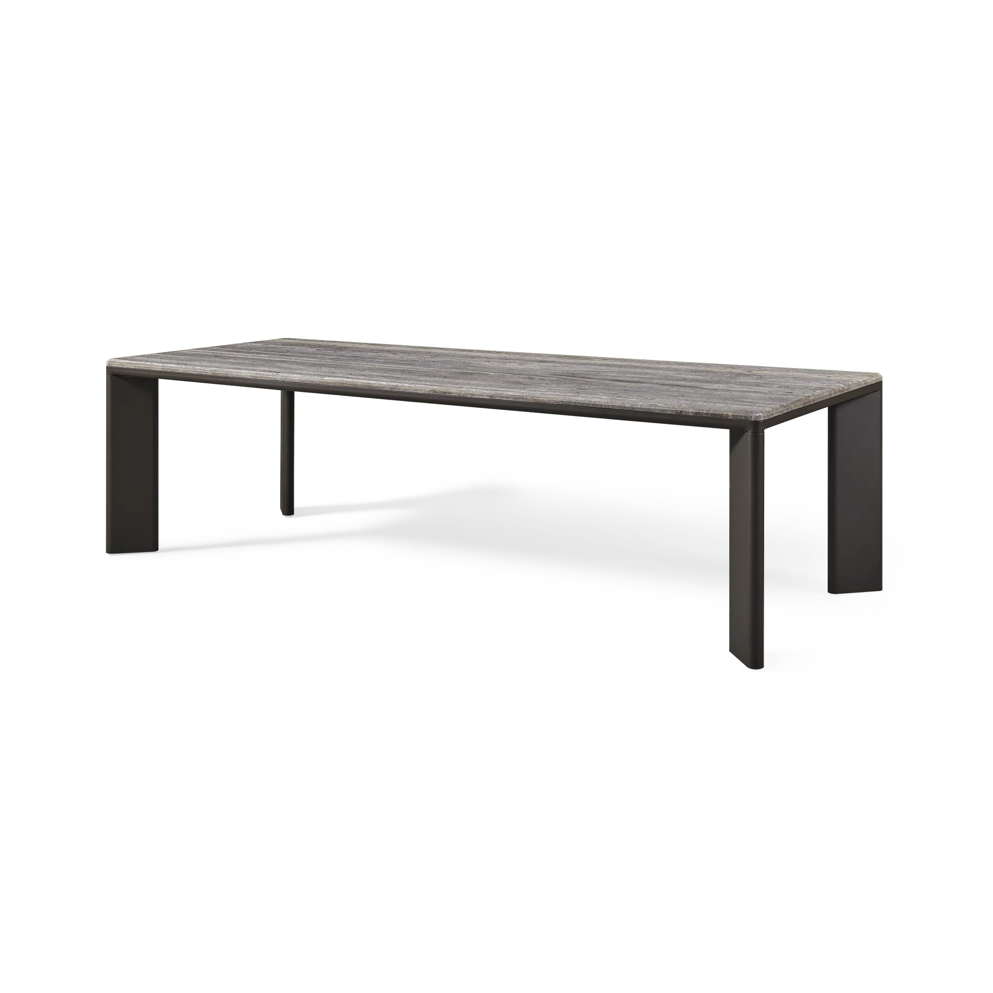 Palm Beach Aluminium Rectangle Dining Table - Image 3
