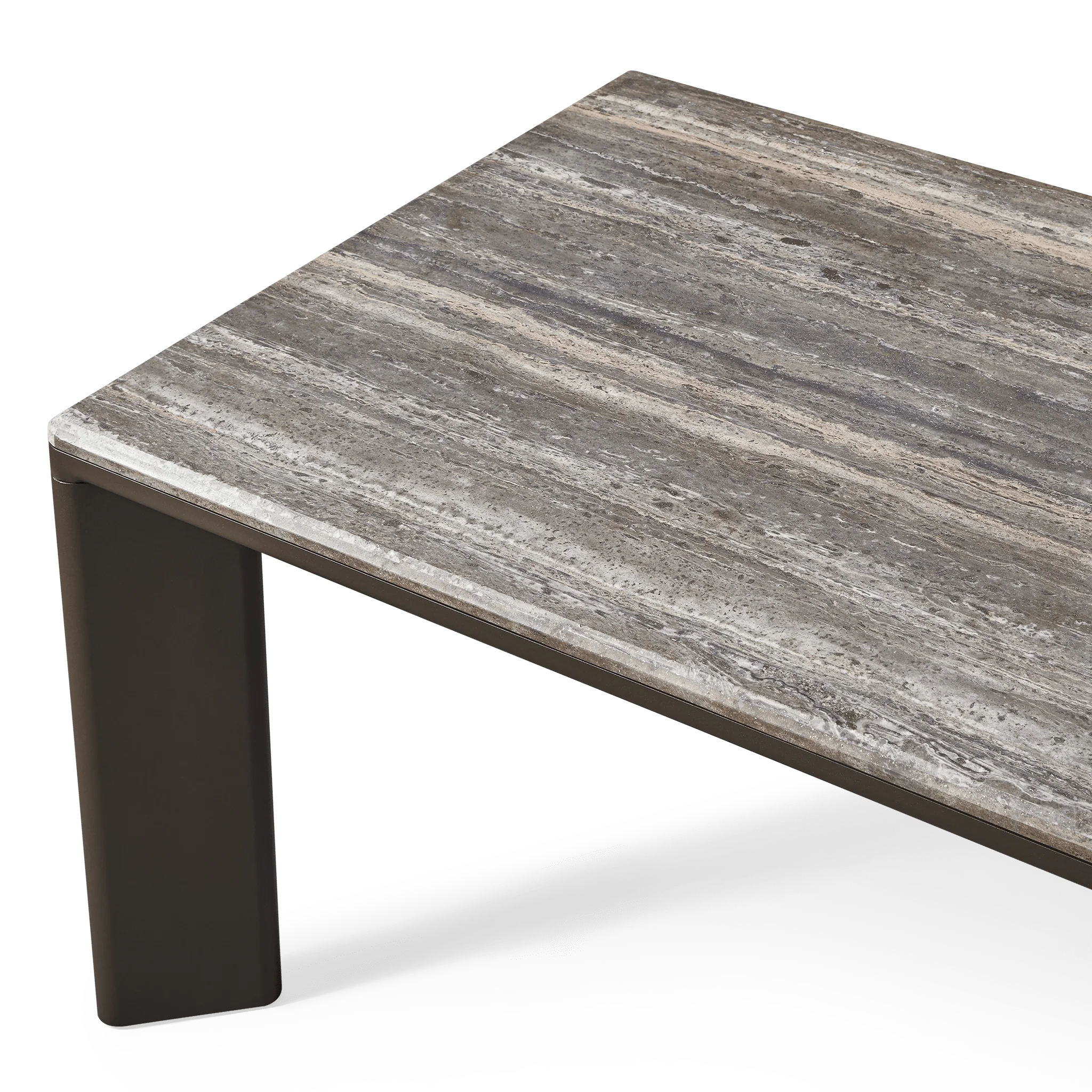 Palm Beach Aluminium Rectangle Dining Table - Image 5