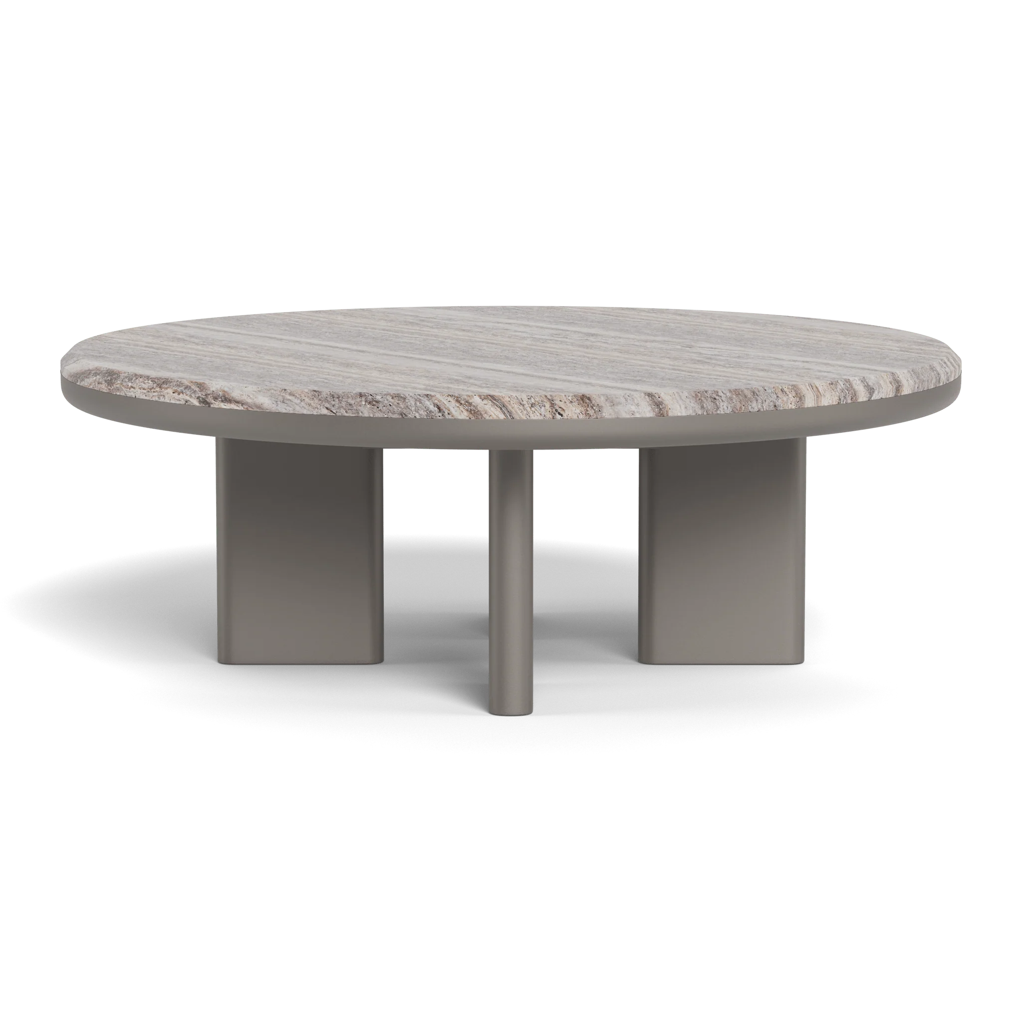 Palm Beach Aluminium Round Coffee Table - Image 11