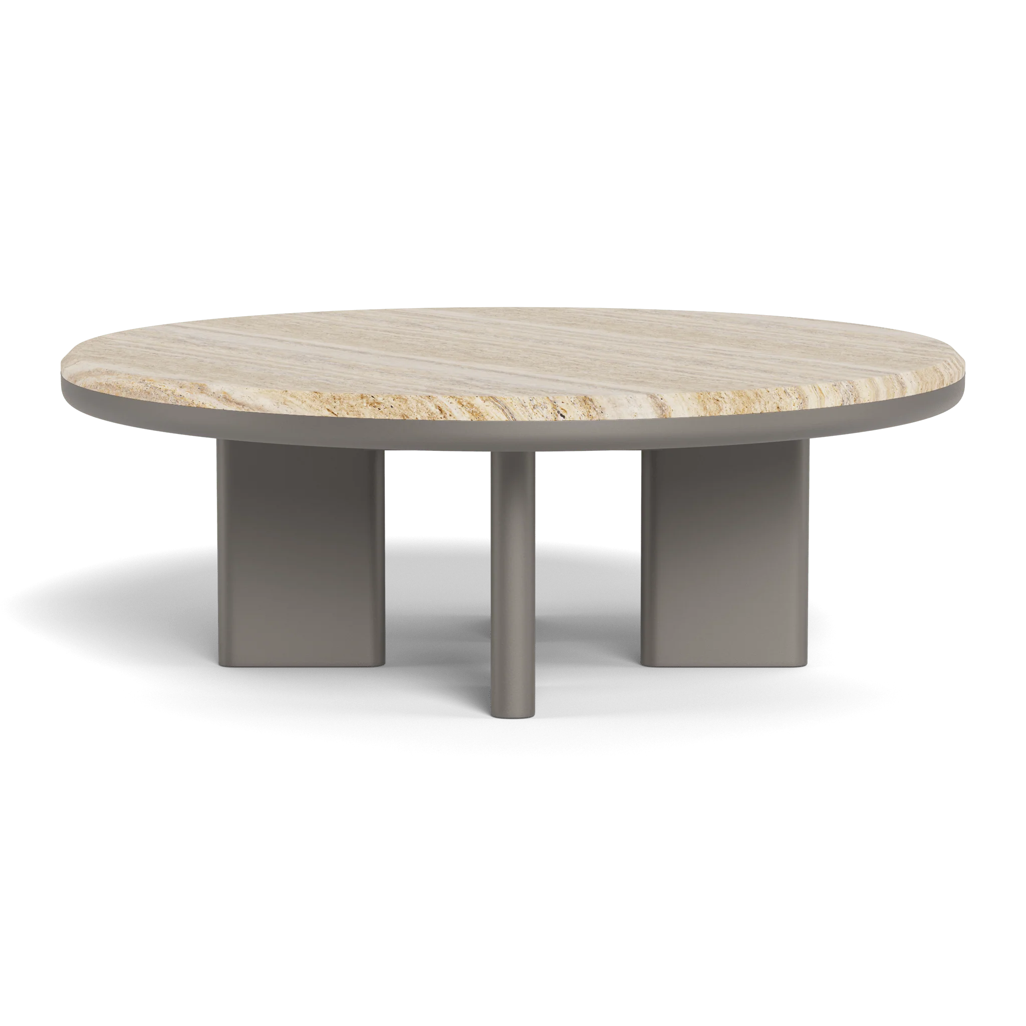 Palm Beach Aluminium Round Coffee Table - Image 12