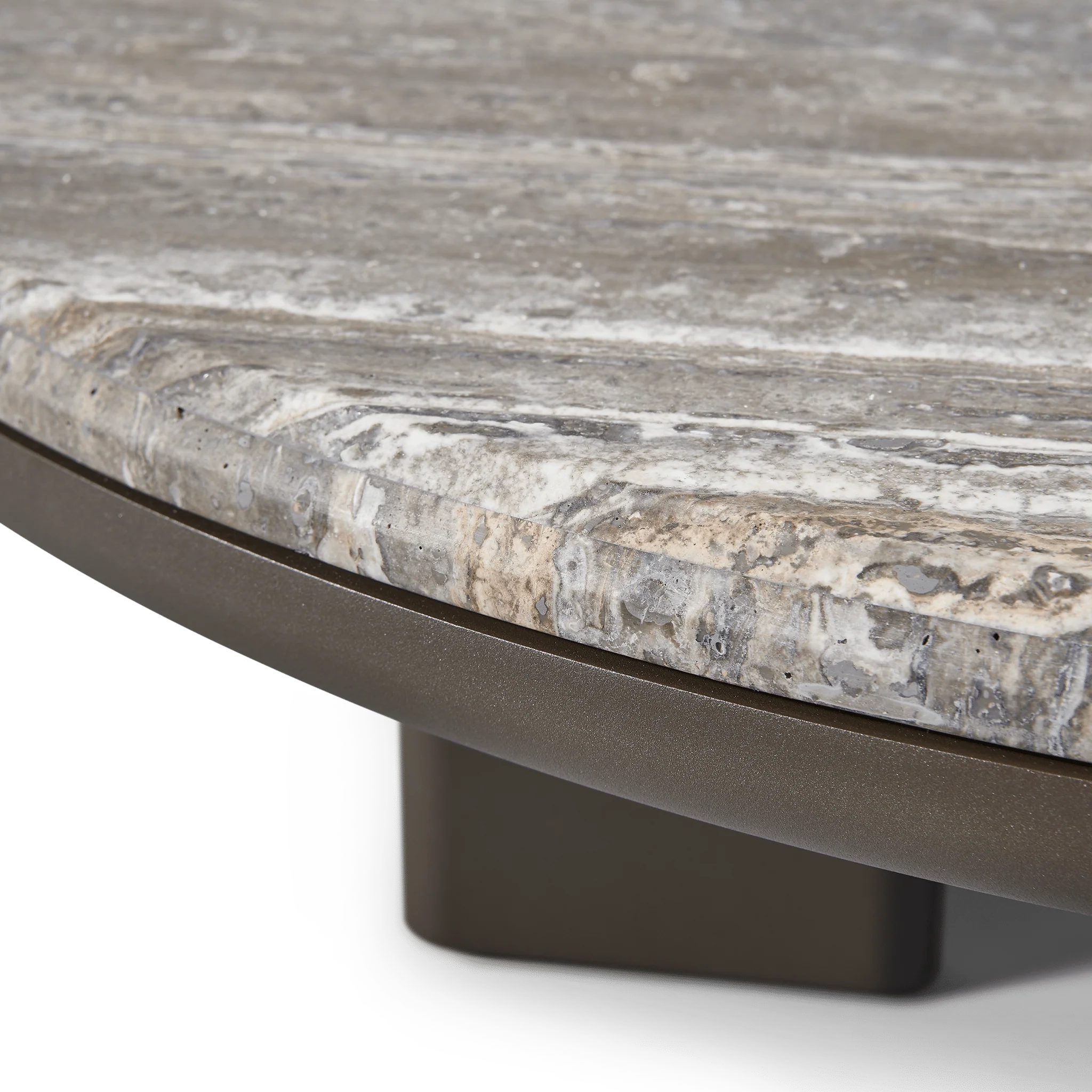 Palm Beach Aluminium Round Coffee Table - Image 4