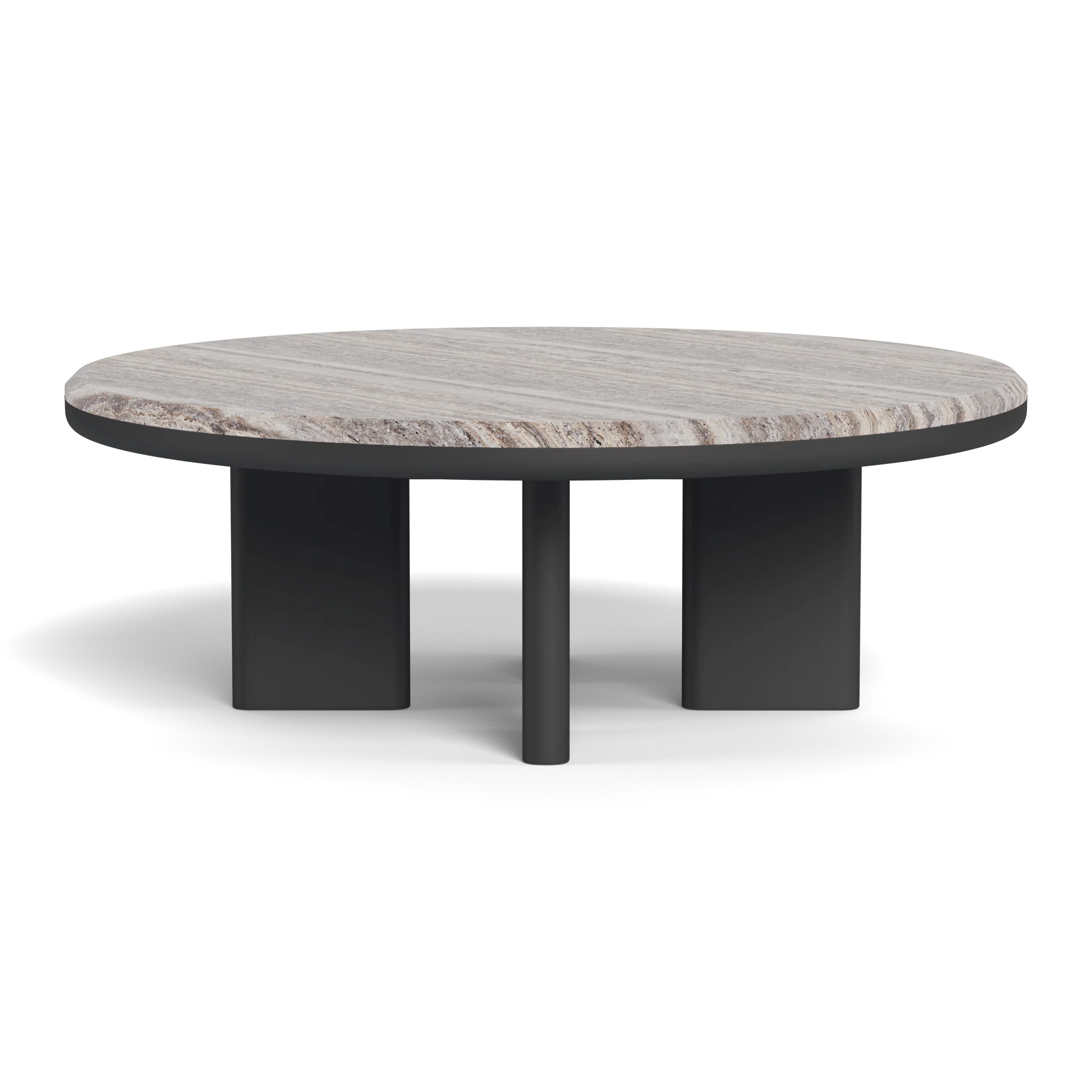 Palm Beach Aluminium Round Coffee Table - Image 6