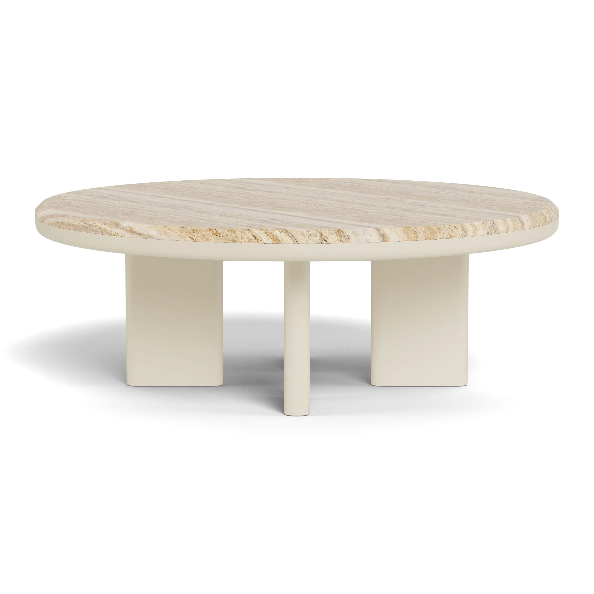 Palm Beach Aluminium Round Coffee Table - Image 9