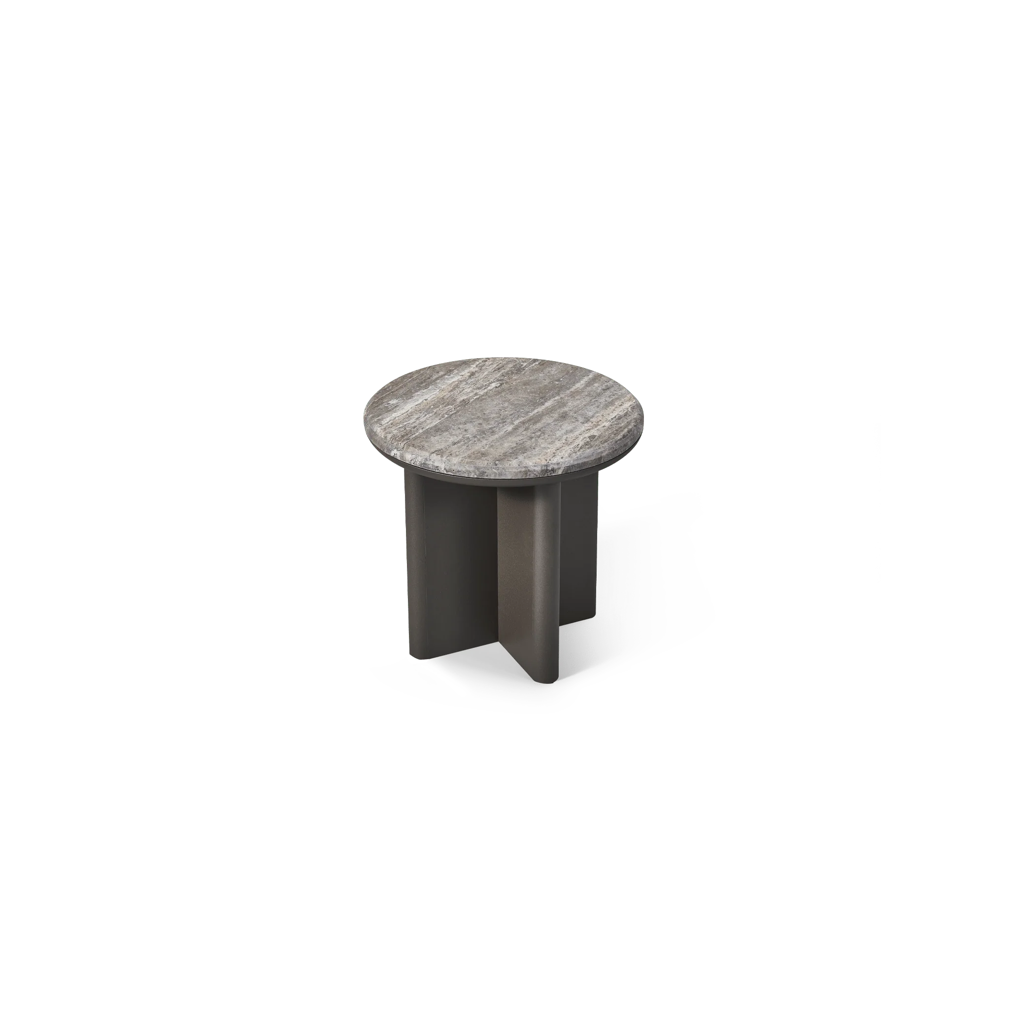 Palm Beach Aluminium Round Side Table - Image 3