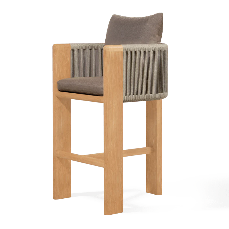 Palm Beach Teak Bar Stool - Image 2