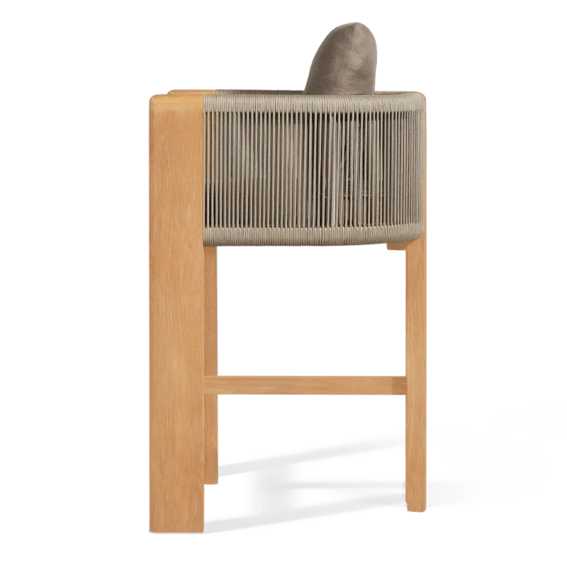 Palm Beach Teak Bar Stool - Image 3