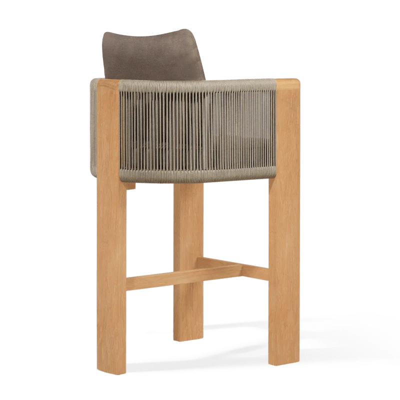 Palm Beach Teak Bar Stool - Image 4