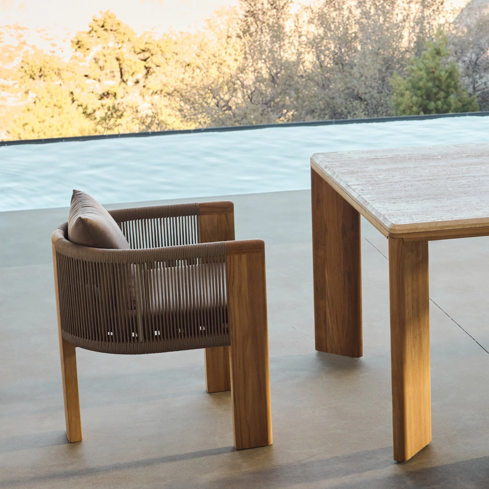 Palm Beach Teak Dining Chair - Image 10