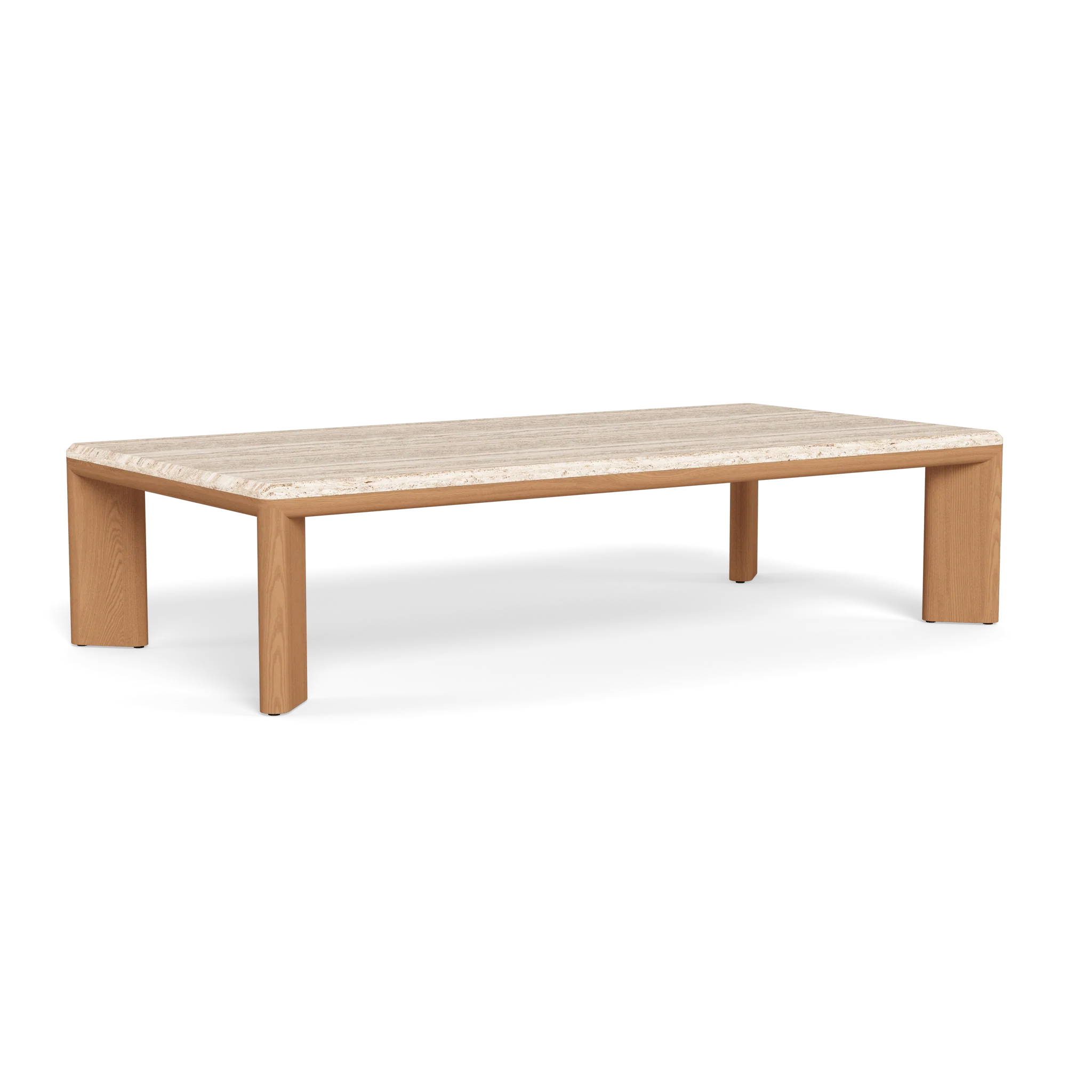 Palm Beach Teak Rectangle Coffee Table - Image 2
