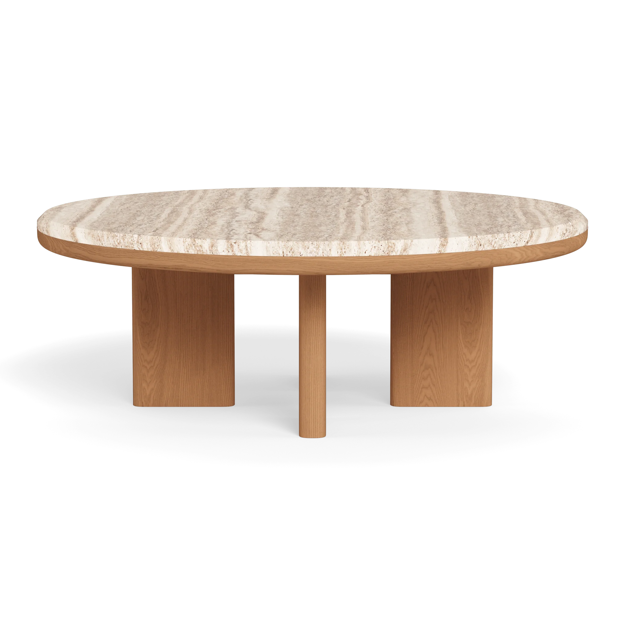 Palm Beach Teak Round Coffee Table - Image 3