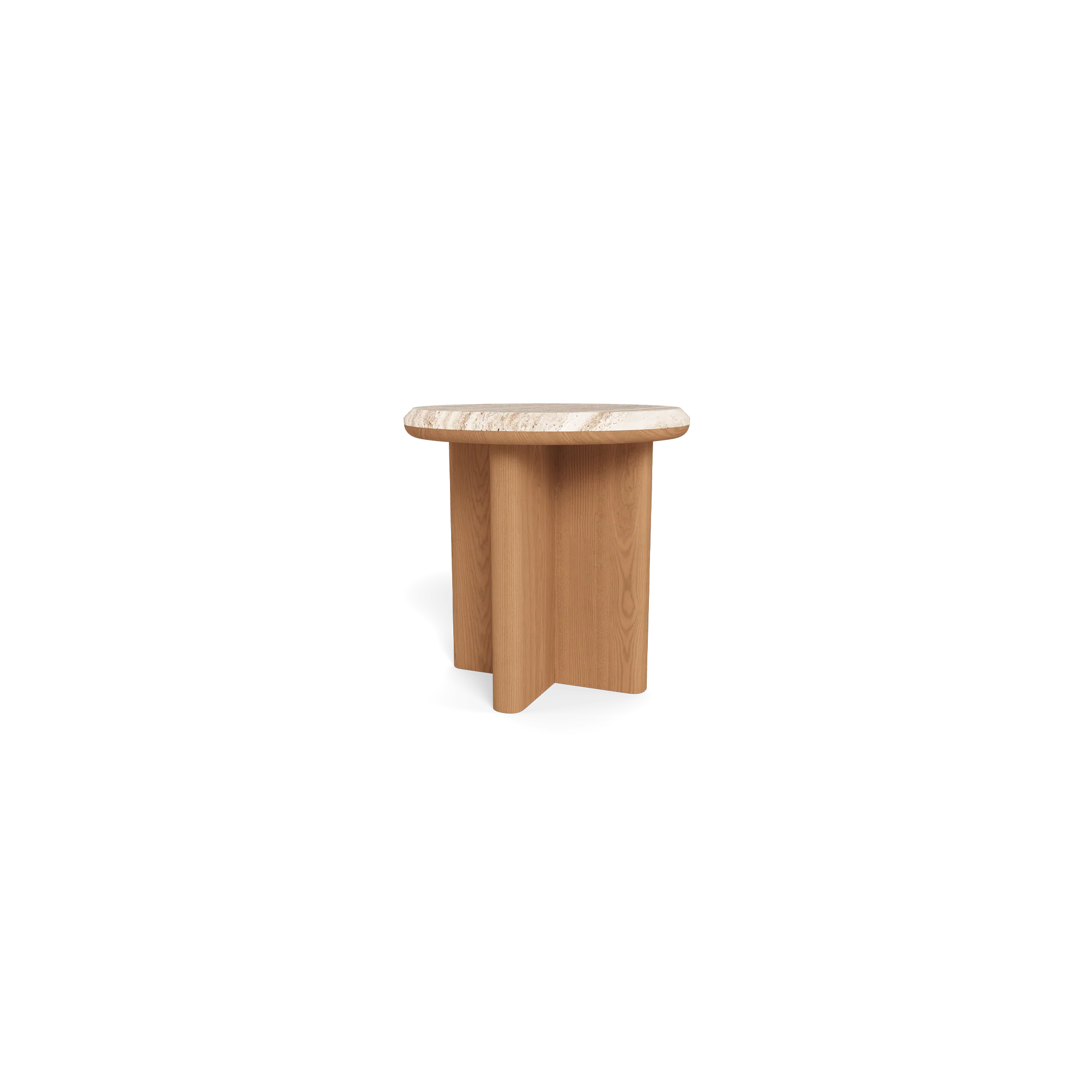 Palm Beach Teak Round Side Table - Image 3