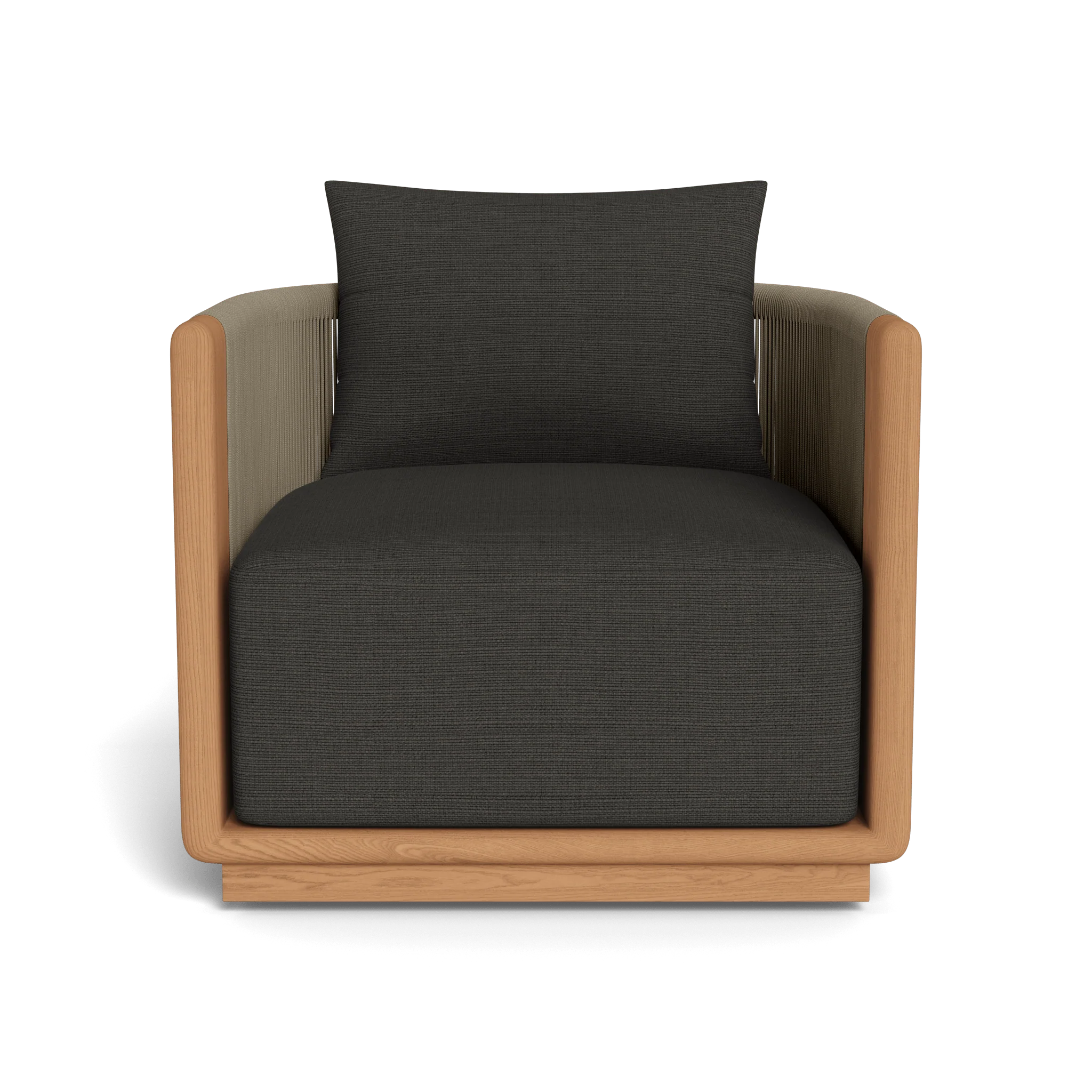 Palm Beach Teak Swivel Lounge Chair - Image 26