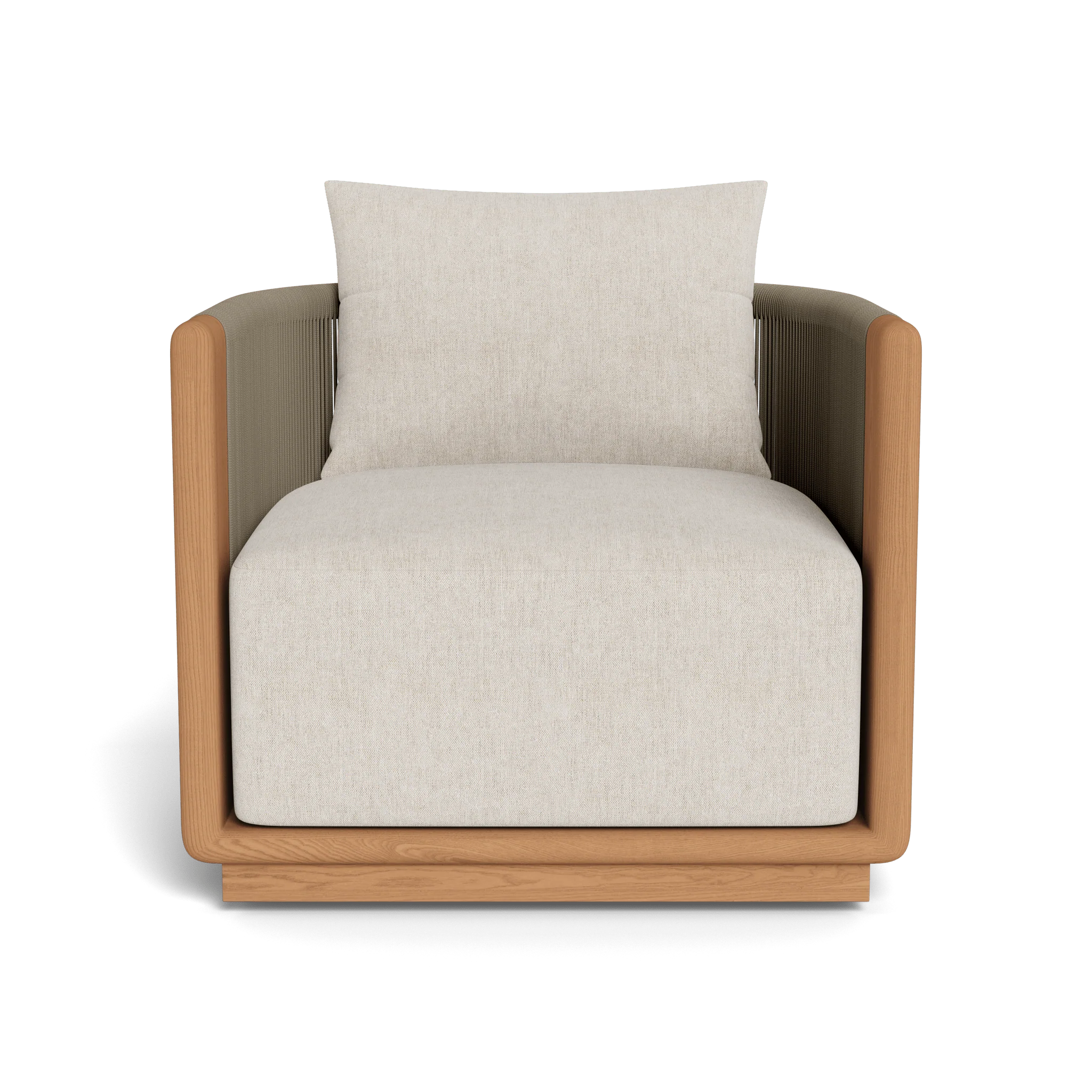 Palm Beach Teak Swivel Lounge Chair - Image 59