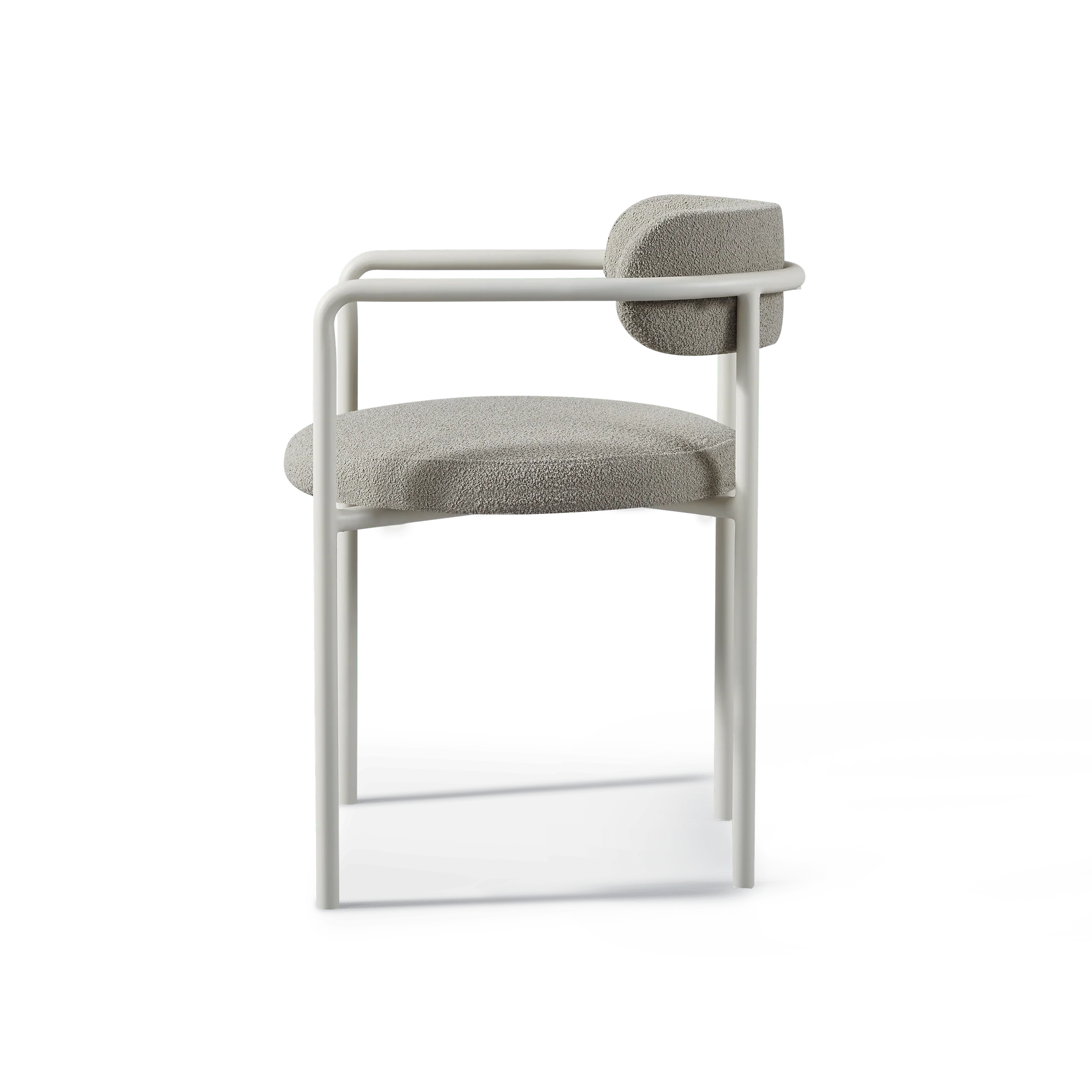 Porto Aluminum Dining Chair - Image 4
