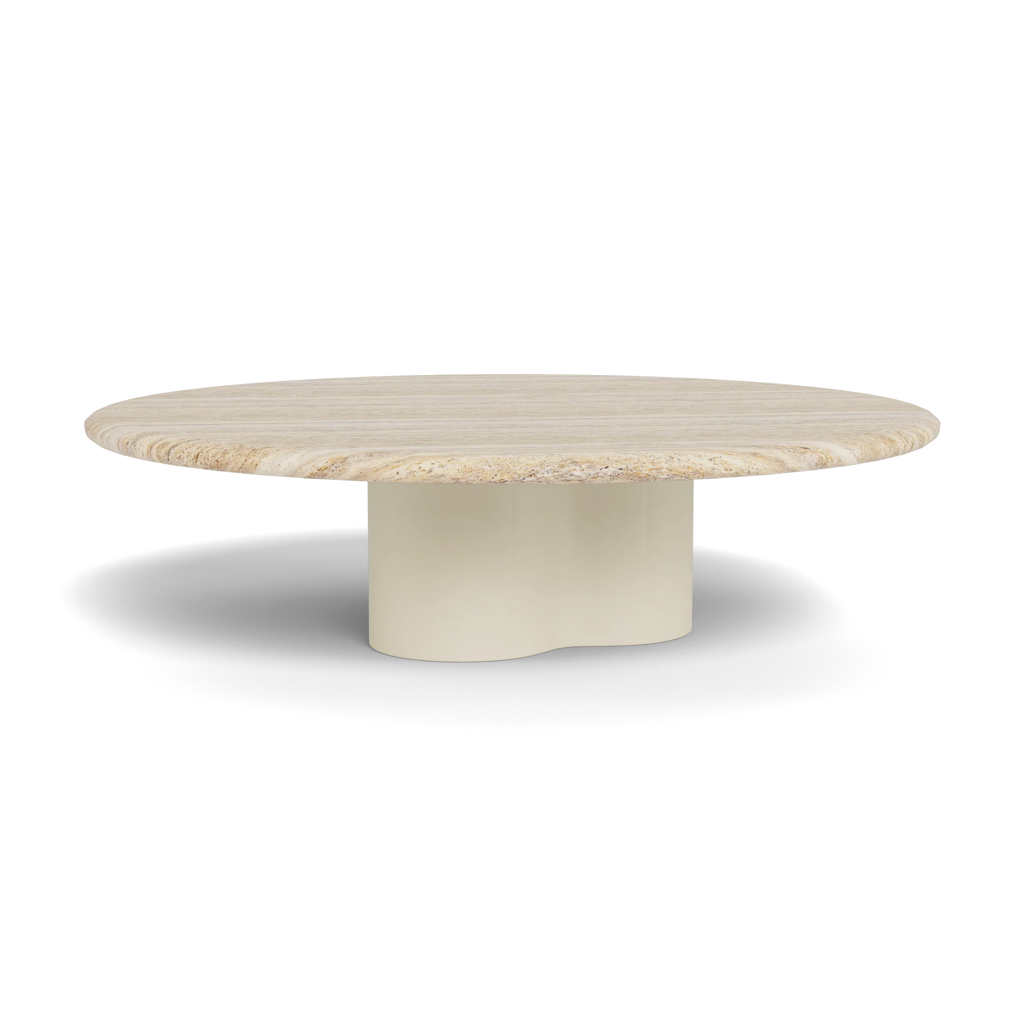 Porto Aluminum Round Coffee Table 48" - Image 5